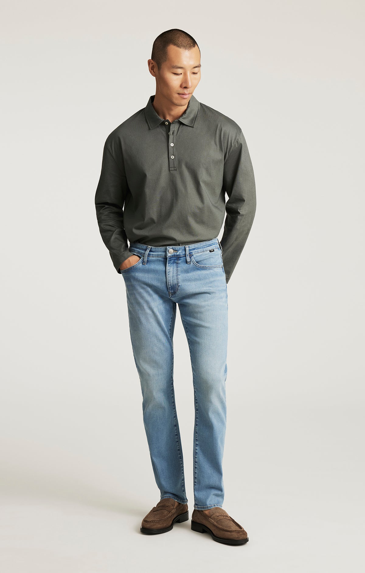 JAKE SLIM LEG IN LIGHT SUPERMOVE - Mavi Jeans
