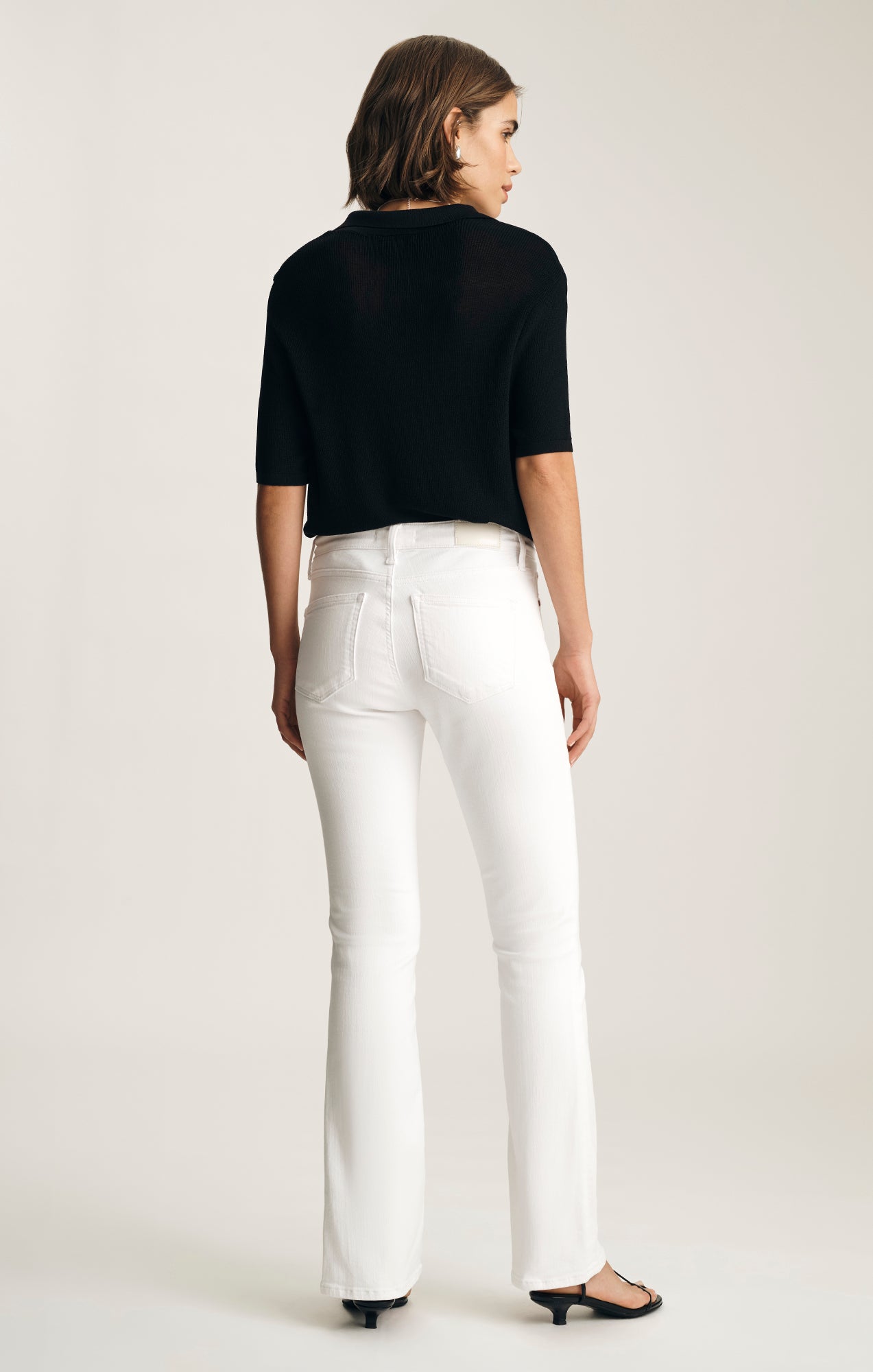 MOLLY BOOTCUT IN WHITE FLEX BLUE - Mavi Jeans