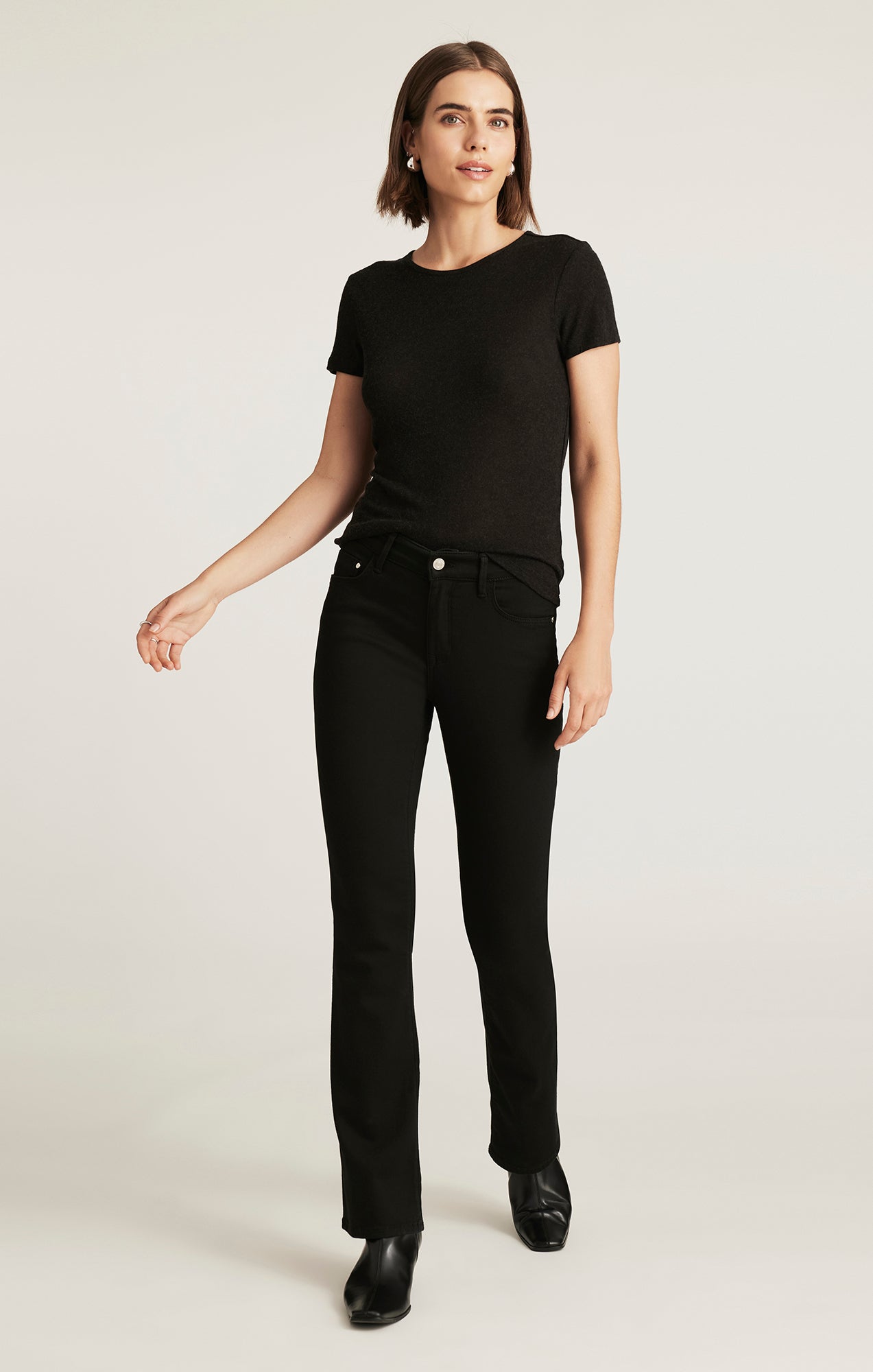 MOLLY BOOTCUT IN BLACK SUPERSOFT - Mavi Jeans