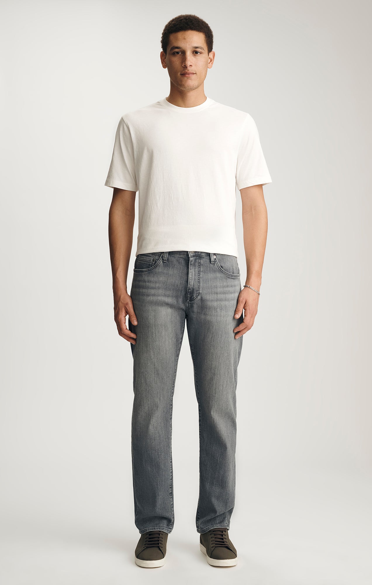 ZACH STRAIGHT LEG IN AUTHENTIC GREY WILLIAMSBURG - Mavi Jeans