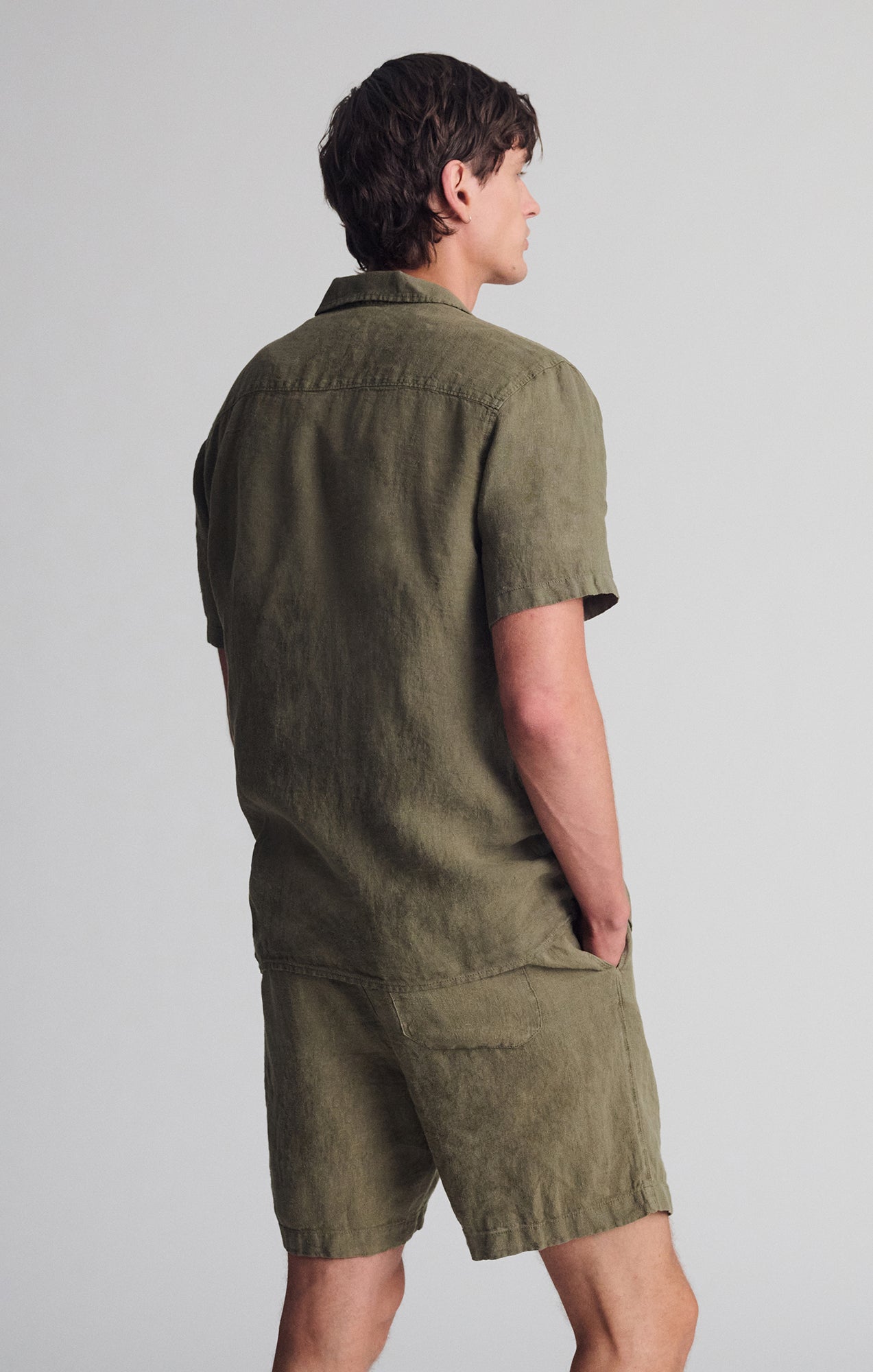 LINEN SHORT SLEEVE SHIRT IN KALAMATA - Mavi Jeans