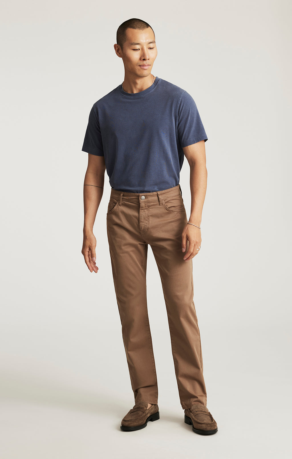 ZACH STRAIGHT LEG IN SHITAKE CASUAL TWILL - Mavi Jeans