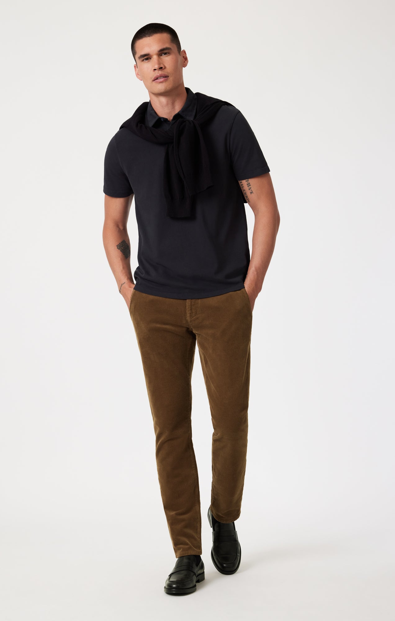 MILTON SLIM STRAIGHT CHINO IN TEDDY CORD - Mavi Jeans