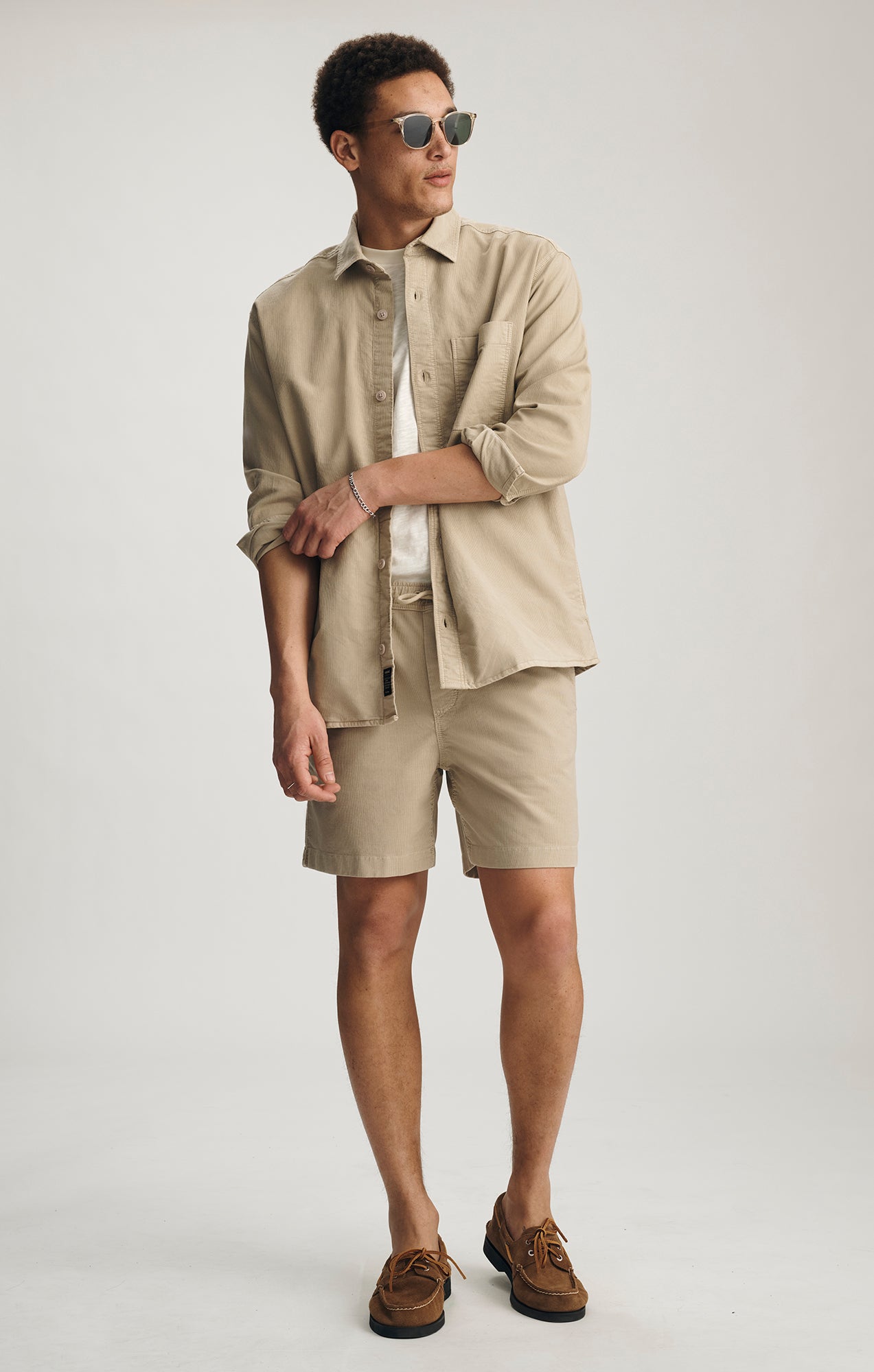 ONE POCKET OVERSHIRT IN FEATHER GRAY
