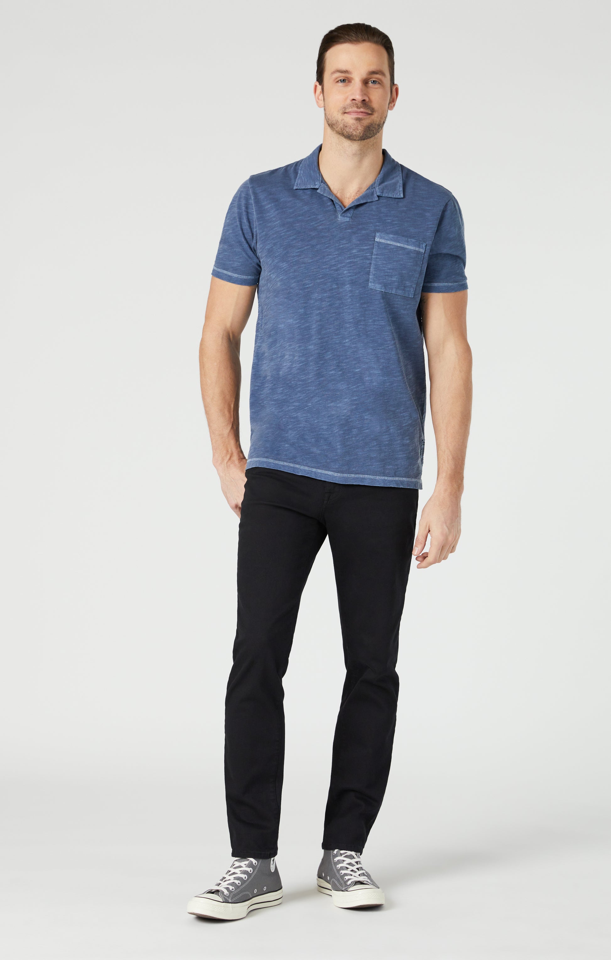 STEVE ATHLETIC FIT IN BLACK SUPERMOVE - Mavi Jeans