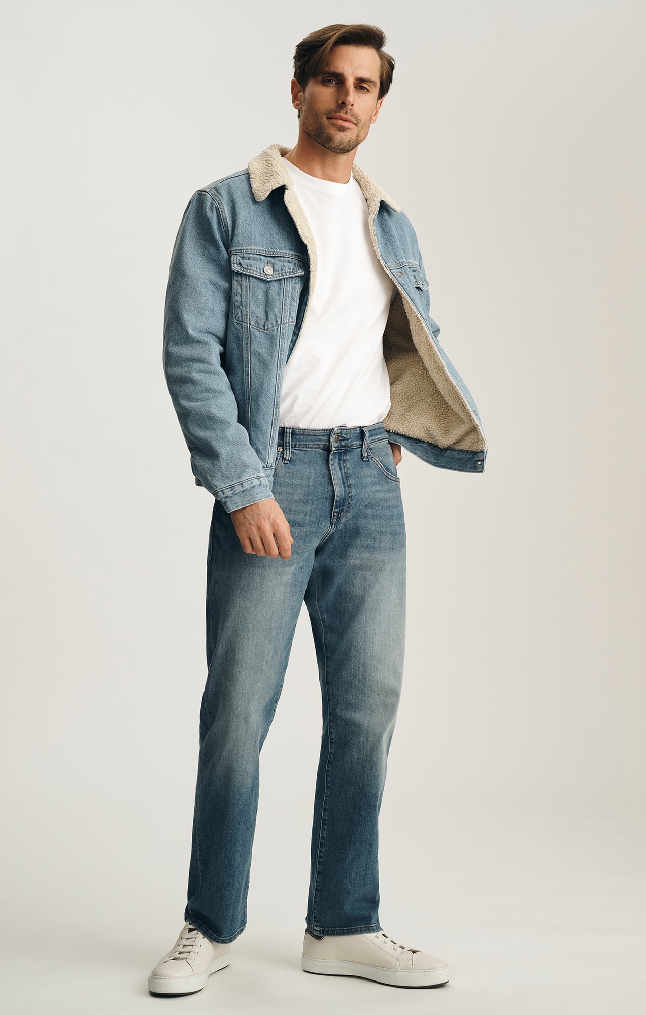 Mavi Men's Basic Short Sleeve T-Shirt In Vintage Indigo – Mavi Canada