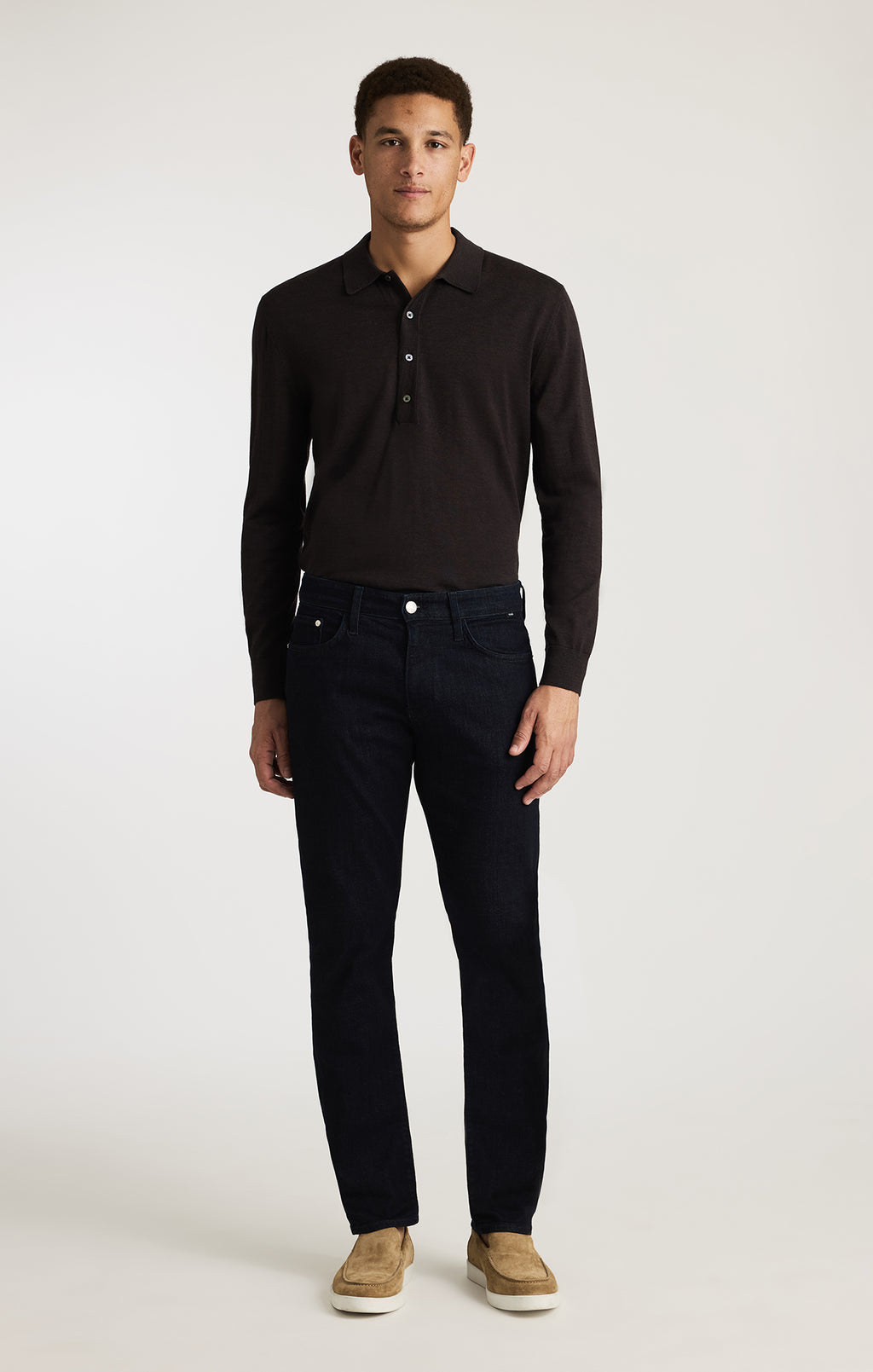 MARCUS SLIM STRAIGHT LEG IN DEEP RINSE FEATHER BLUE