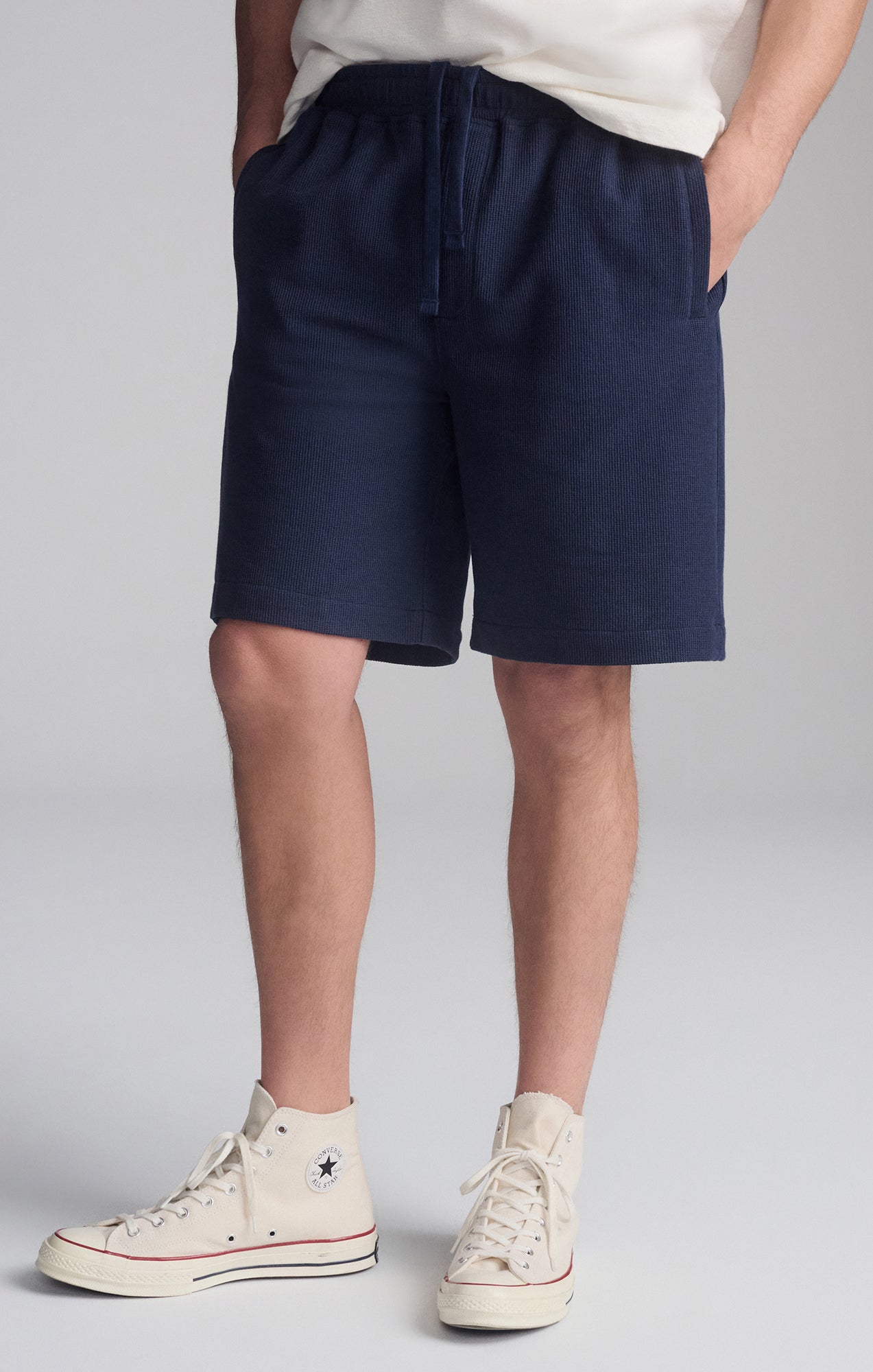 DRAWSTRING SHORTS IN PEACOAT - Mavi Jeans