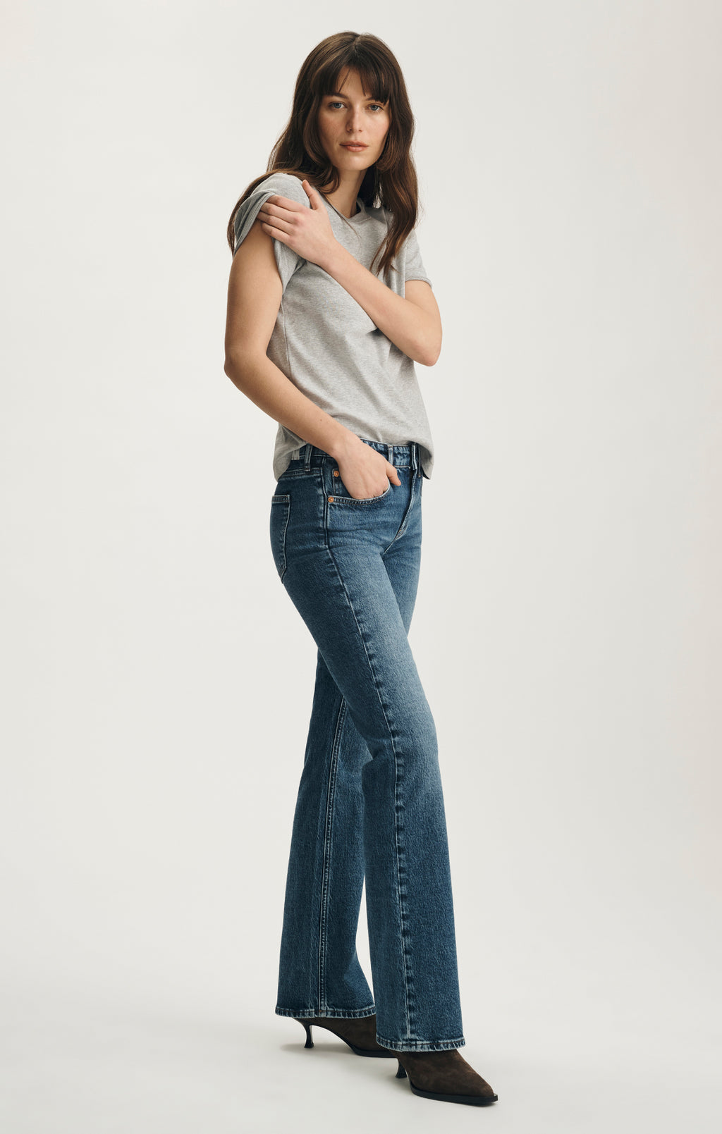 VICKY BOOTCUT IN DARK BRUSHED CLASSIC BLUE - Mavi Jeans