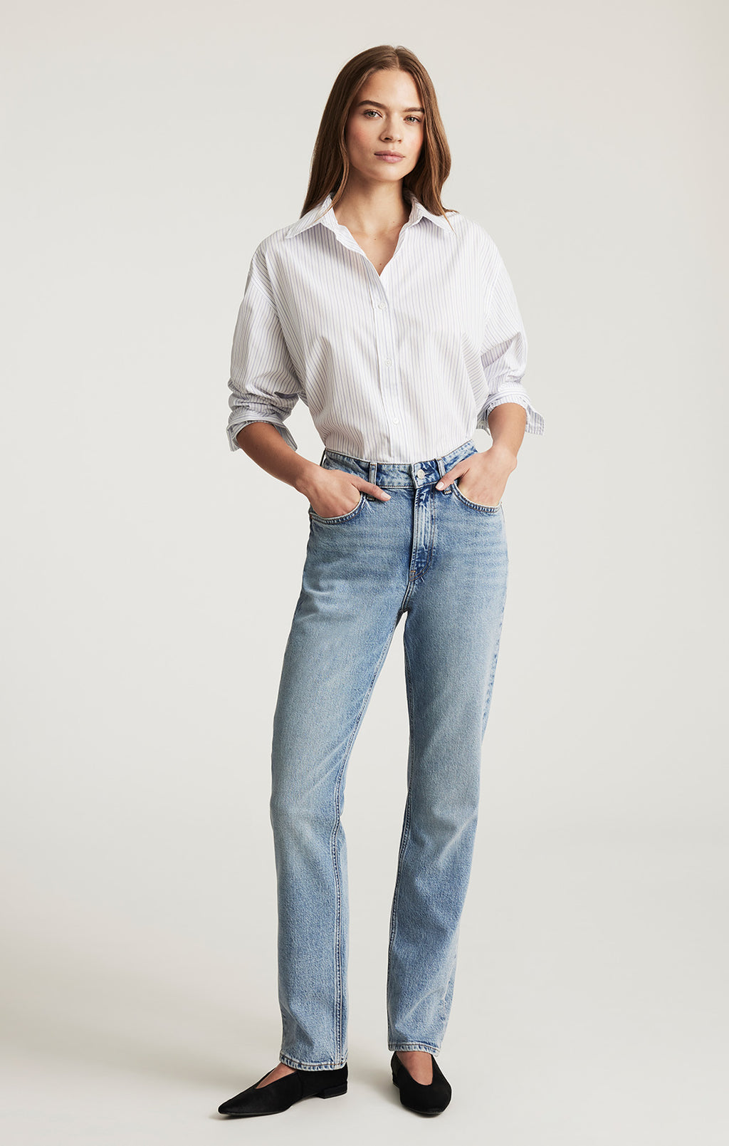 NEW YORK STRAIGHT LEG IN DARK VINTAGE CLASSIC BLUE - Mavi Jeans