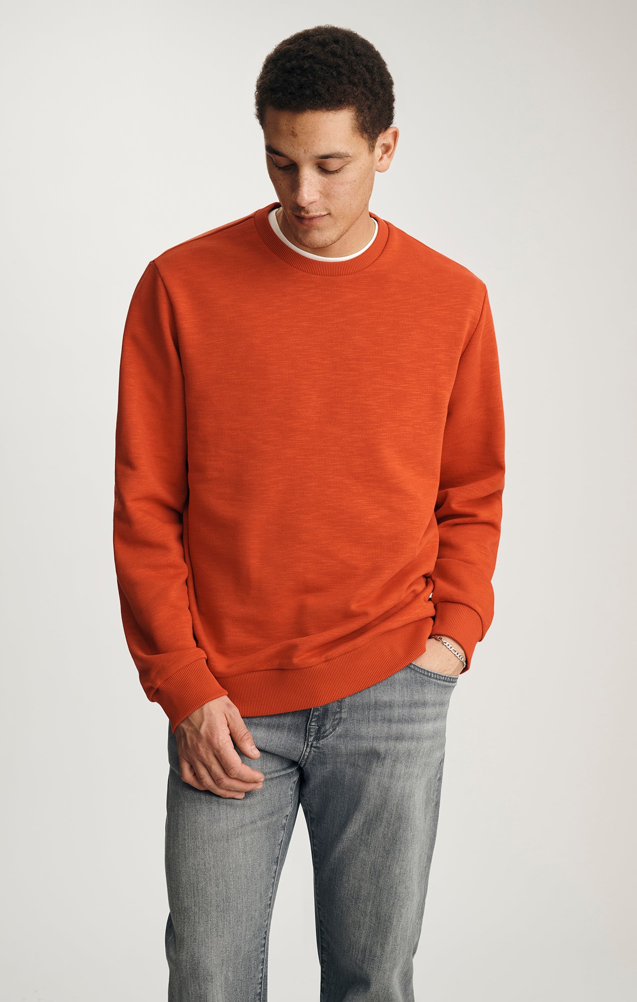 CREW NECK SWEATSHIRT IN FIRE WHIRL - Mavi Jeans
