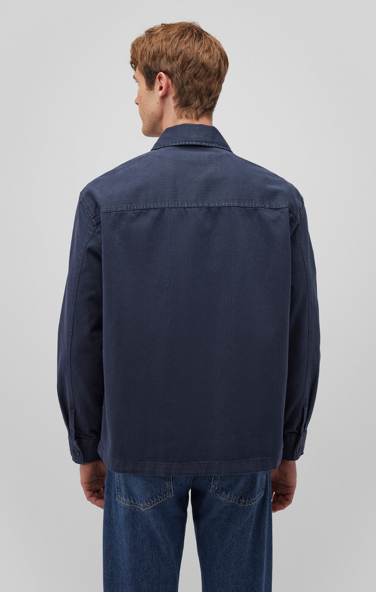 DOUBLE POCKET BUTTON-UP SHIRT IN INDIA INK - Mavi Jeans