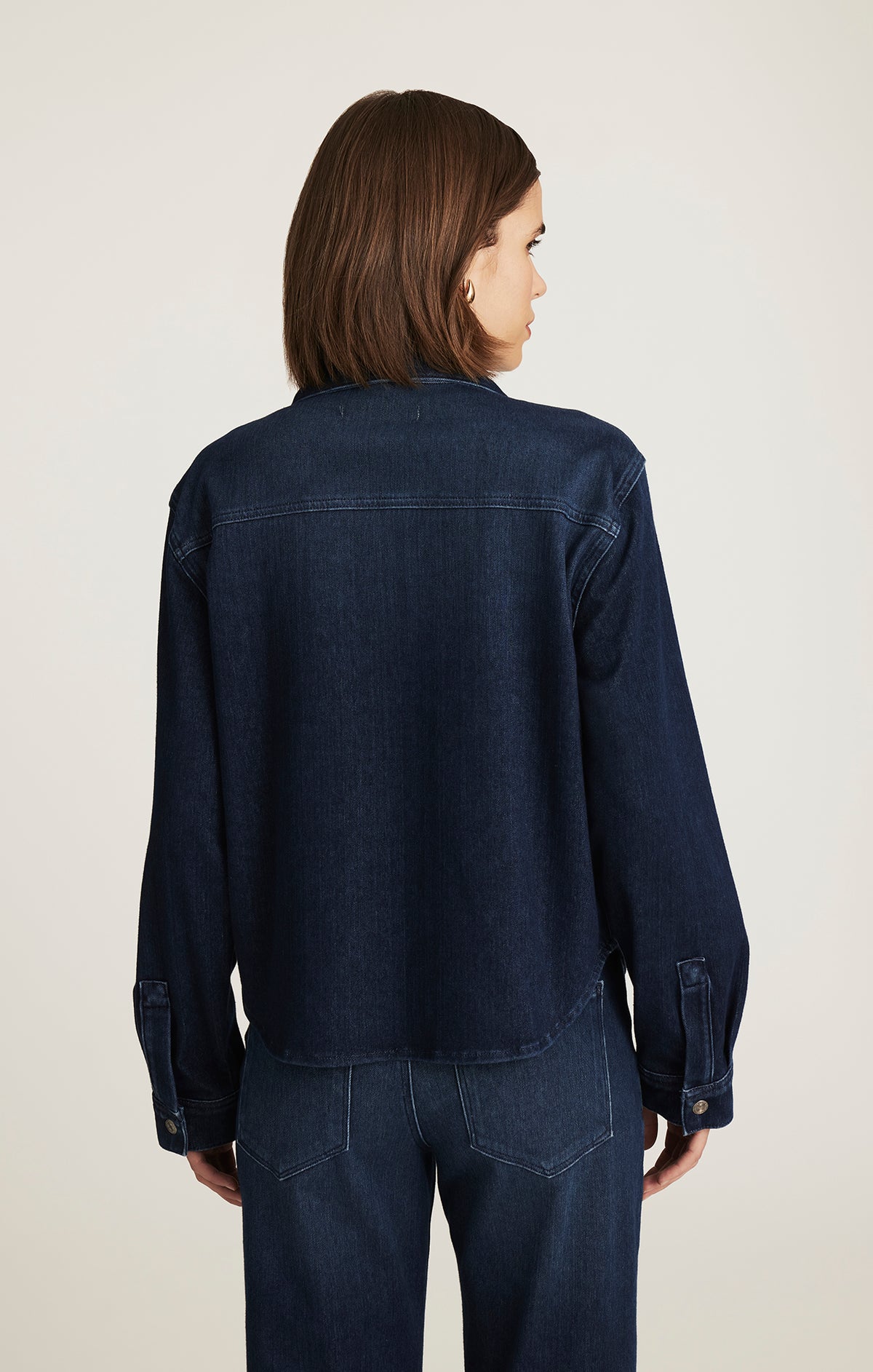 TIA DENIM SHIRT IN DARK BLUE MOVE - Mavi Jeans
