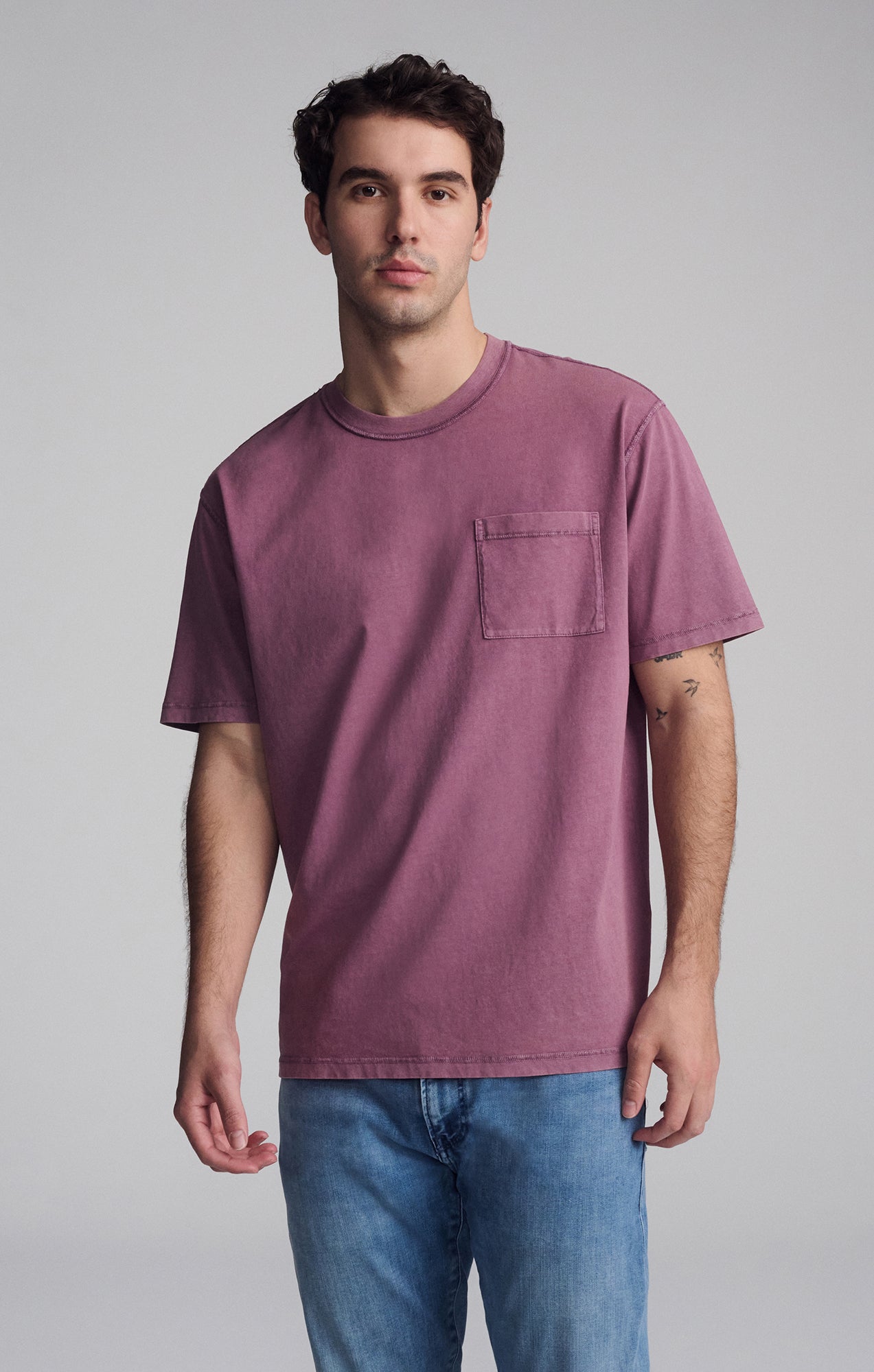 POCKET T-SHIRT IN TOADSTOOL - Mavi Jeans