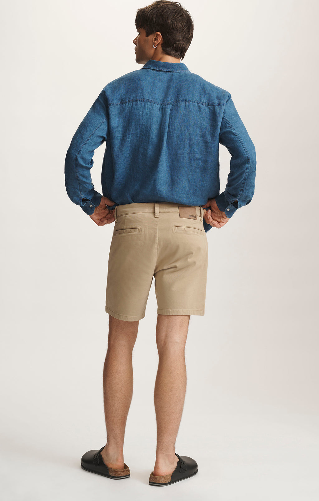 NATE SHORTS IN KHAKI CASUAL TWILL - Mavi Jeans