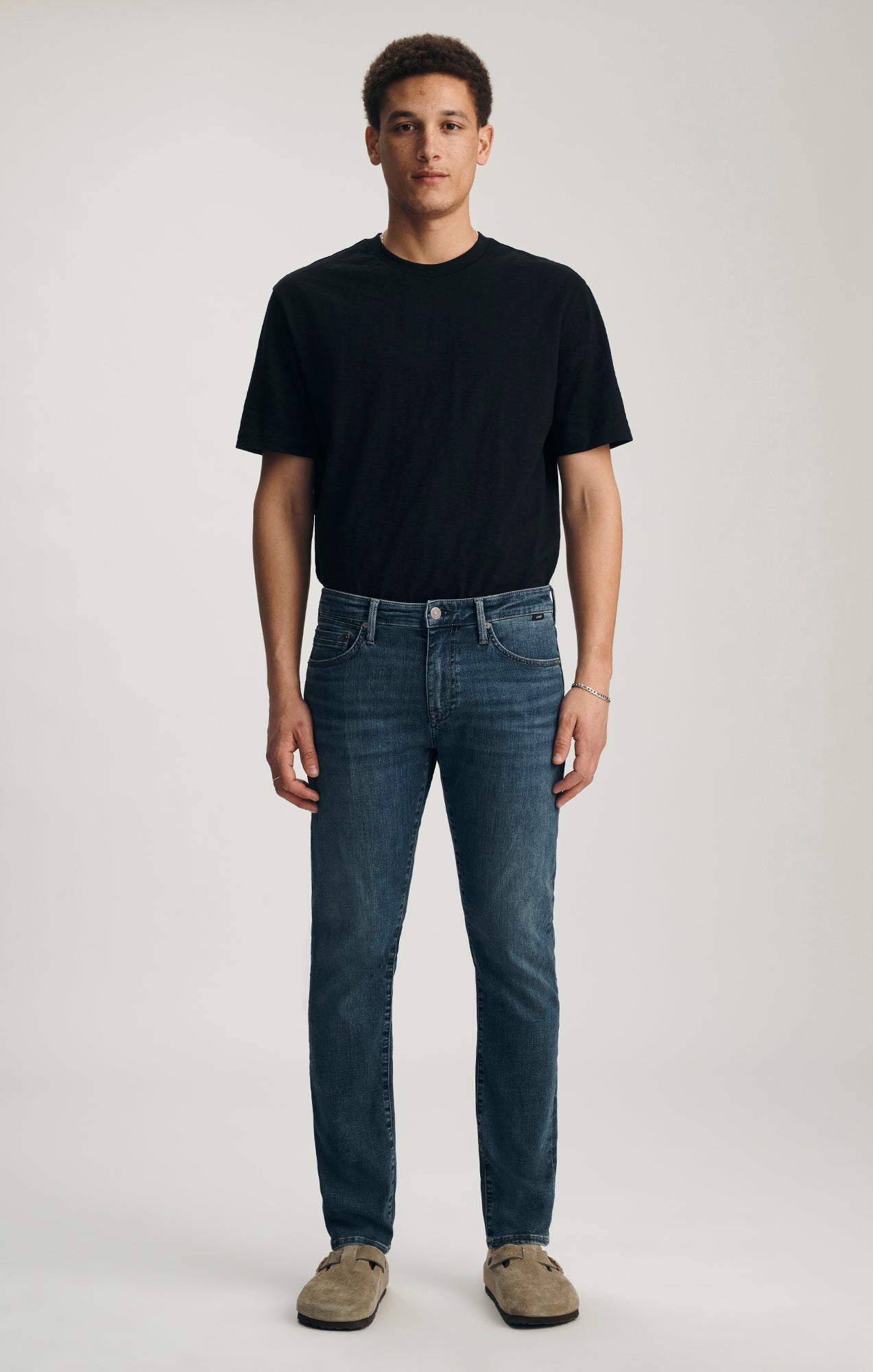 JAKE SLIM LEG IN DARK USED ORGANIC VINTAGE - Mavi Jeans