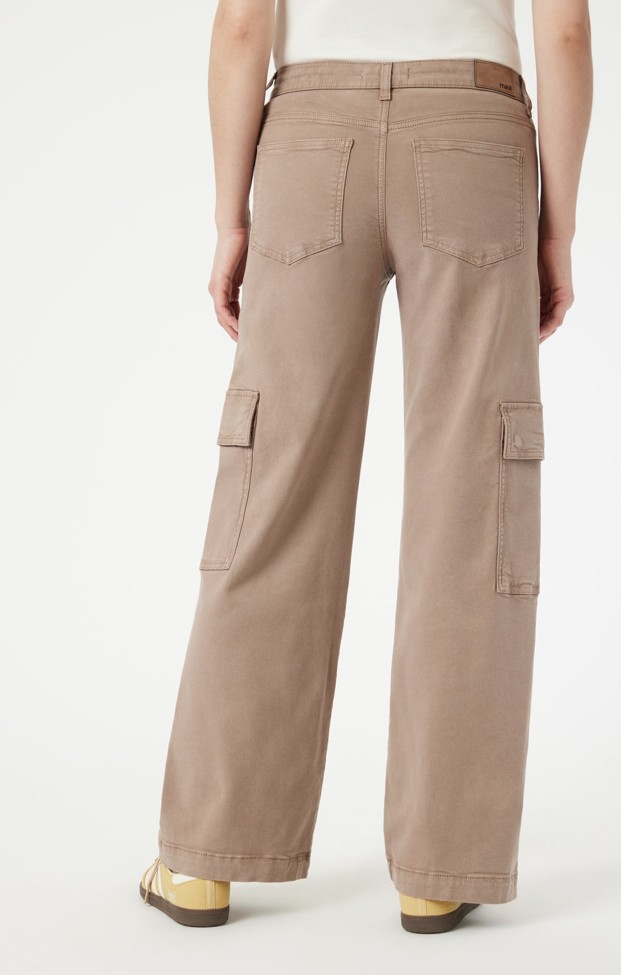 ALVA STRAIGHT CARGO IN CAPPUCCINO LUXE TWILL - Mavi Jeans