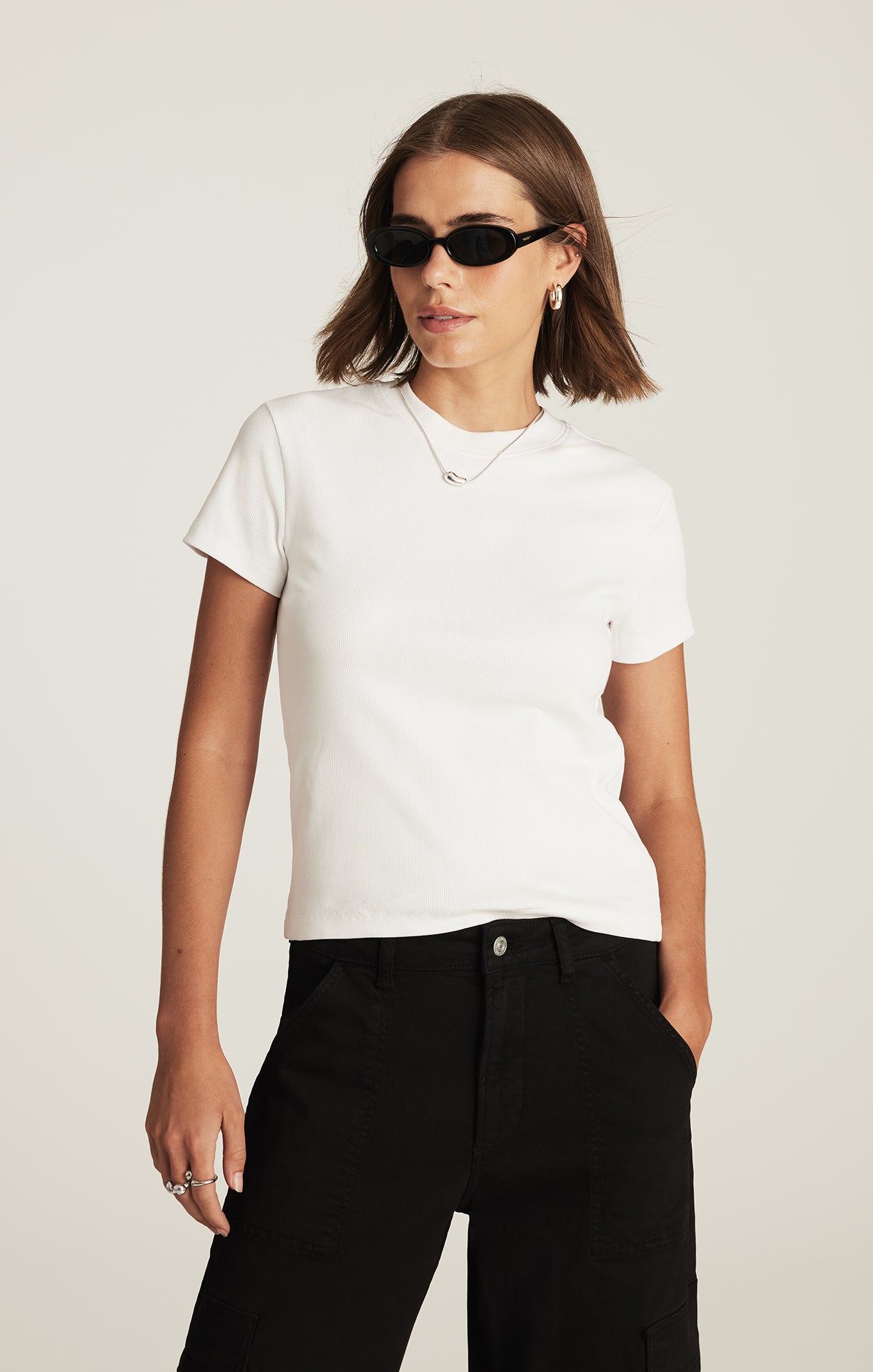 BASIC BABY T-SHIRT IN WHITE