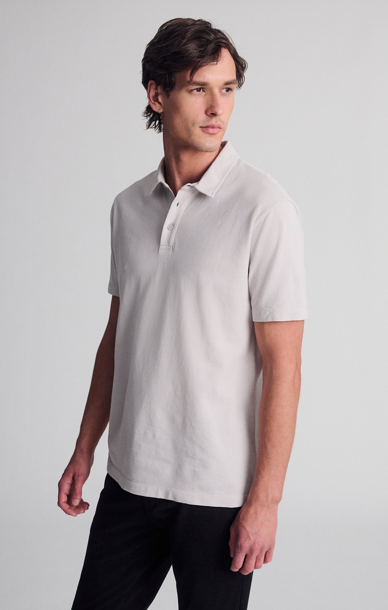 POLO SHIRT IN GRAY VIOLET