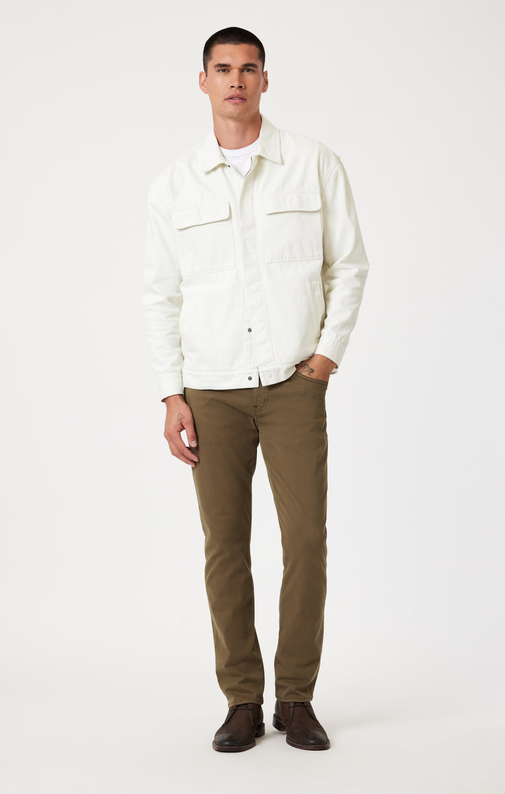 MARCUS SLIM STRAIGHT LEG IN JUNIPER CASUAL TWILL - Mavi Jeans