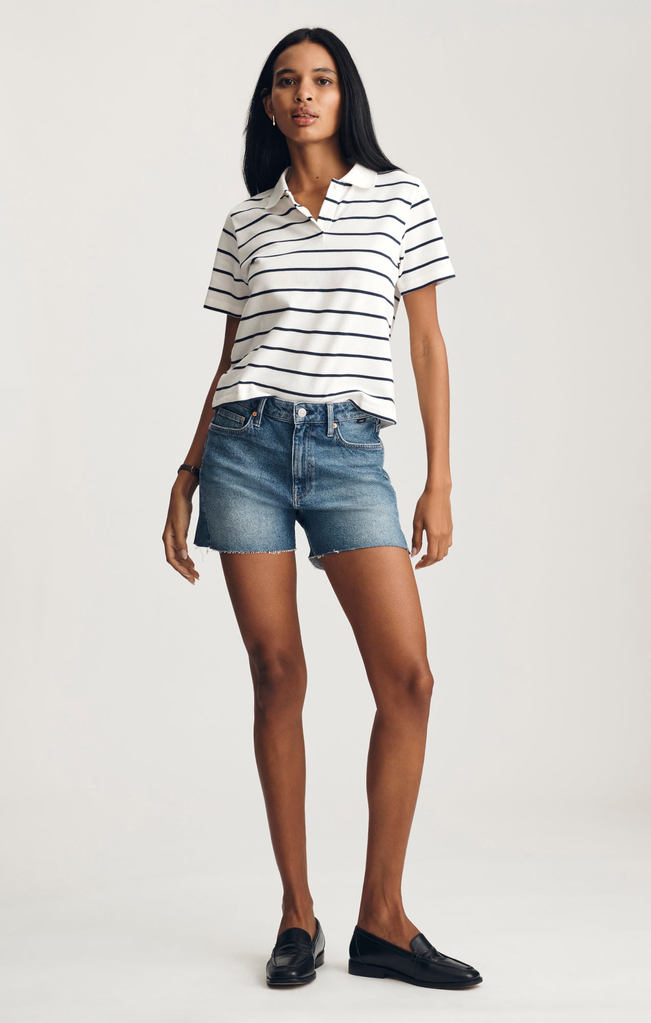 HEIDI SHORTS IN DARK USED CLASSIC BLUE - Mavi Jeans
