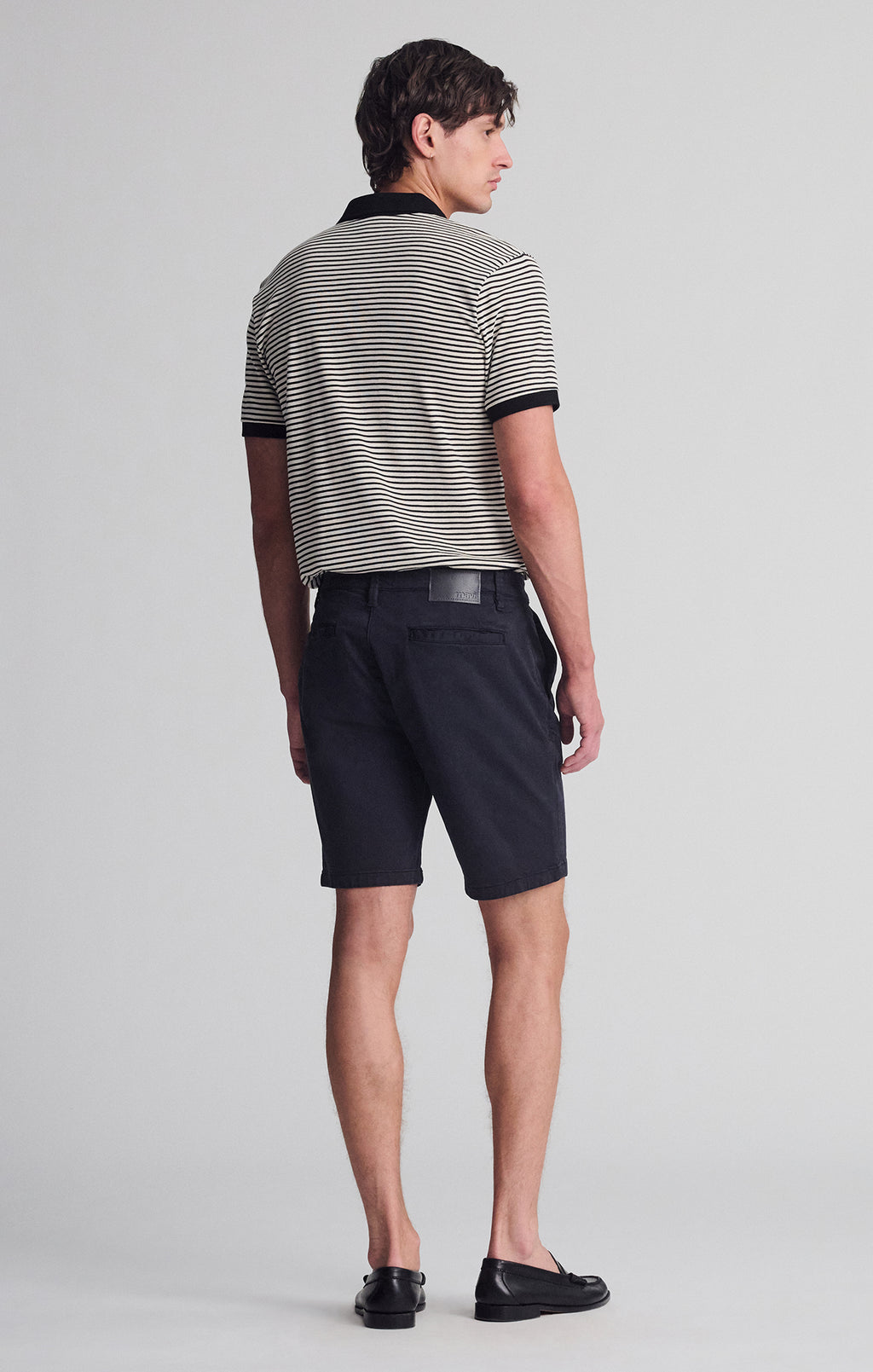 JACOB CROP SHORTS IN DARK NAVY TWILL - Mavi Jeans