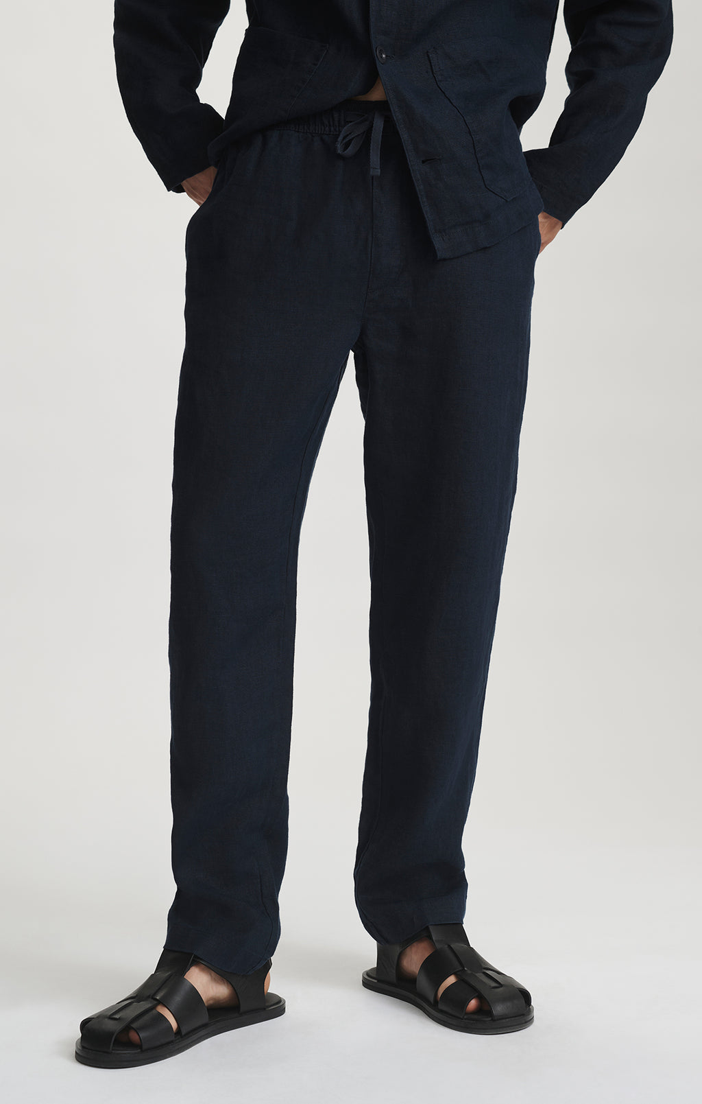 DRAWSTRING PANTS IN DARK SAPPHIRE - Mavi Jeans