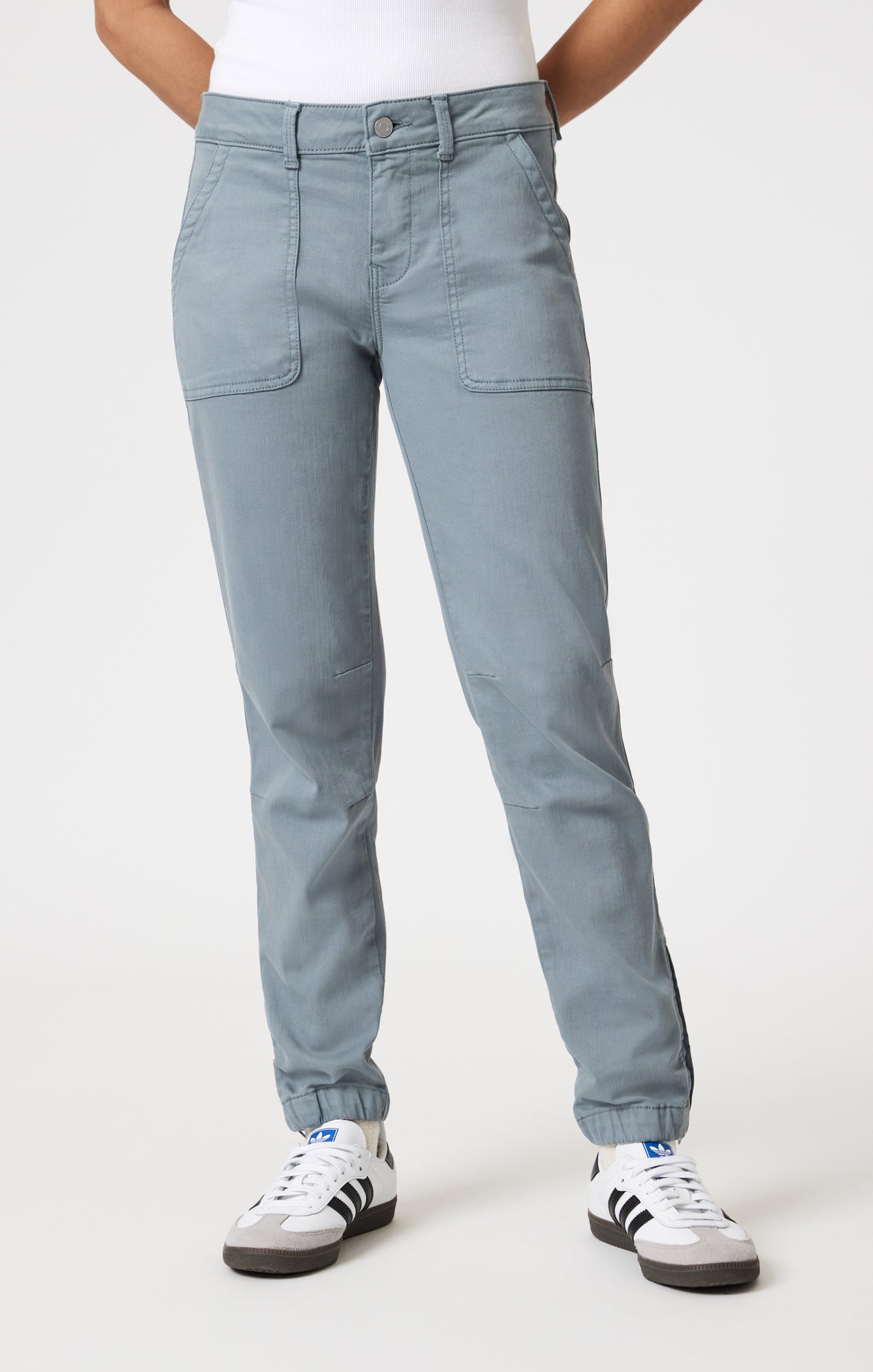IVY SLIM CARGO IN DRIZZLE FLEX BLUE - Mavi Jeans