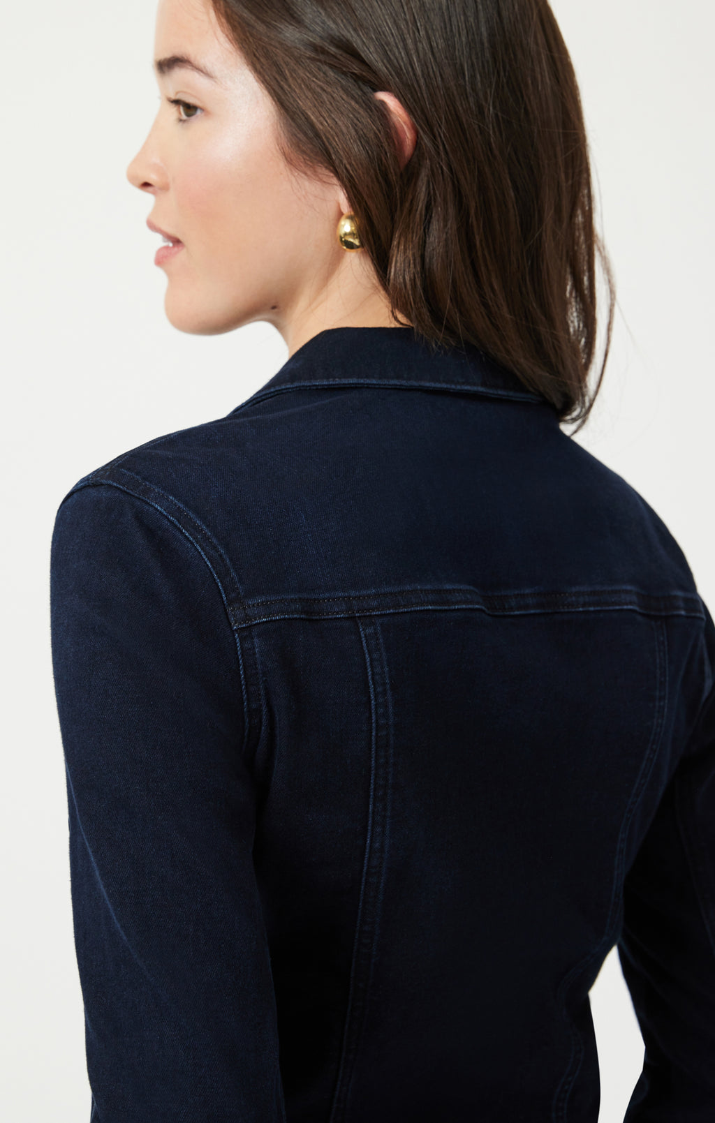 SAMANTHA JACKET IN MIDNIGHT FEATHER BLUE - Mavi Jeans
