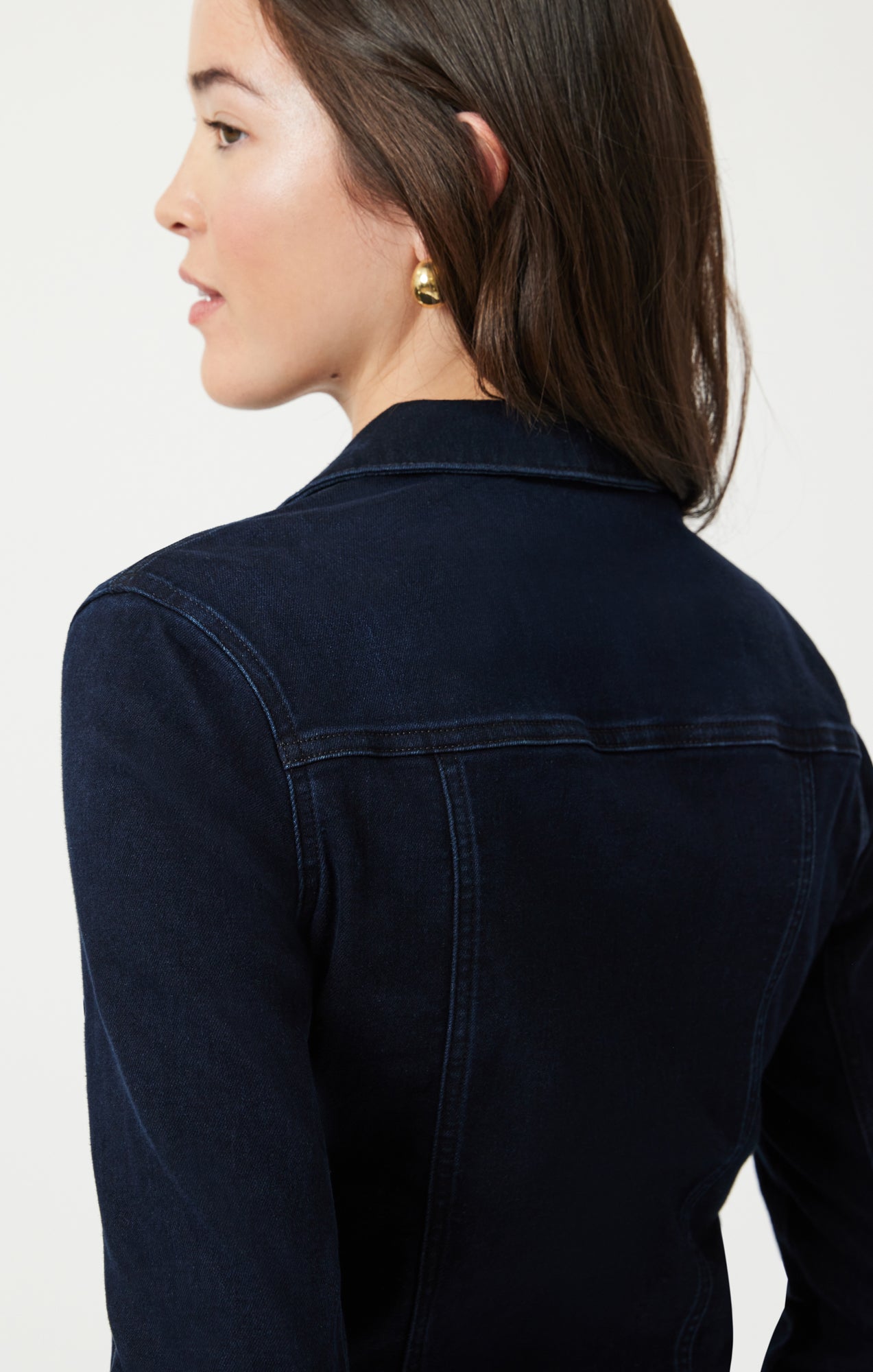 SAMANTHA JACKET IN MIDNIGHT FEATHER BLUE - Mavi Jeans