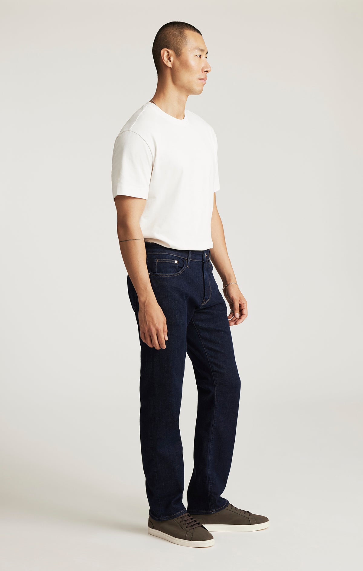 ZACH STRAIGHT LEG IN RINSE FEATHER BLUE - Mavi Jeans