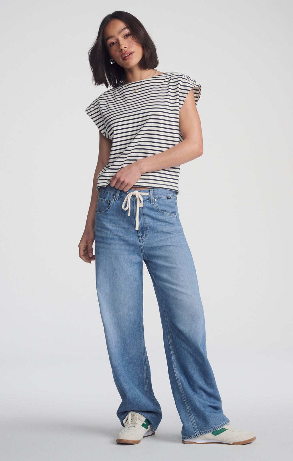 NELLA WIDE LEG IN LIGHT BLUE WELL BLUE - Mavi Jeans