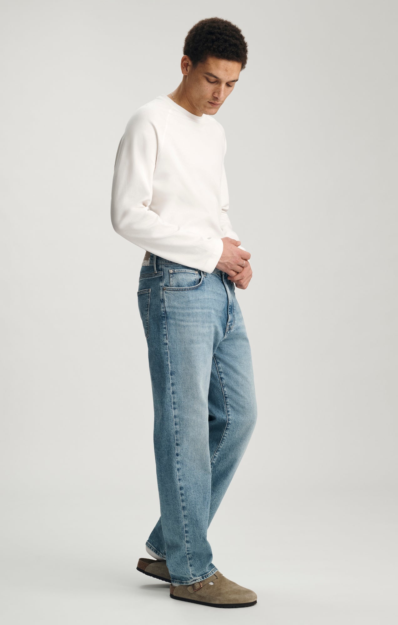MARCEL LOOSE STRAIGHT LEG IN LIGHT BRUSHED CLASSIC BLUE - Mavi Jeans