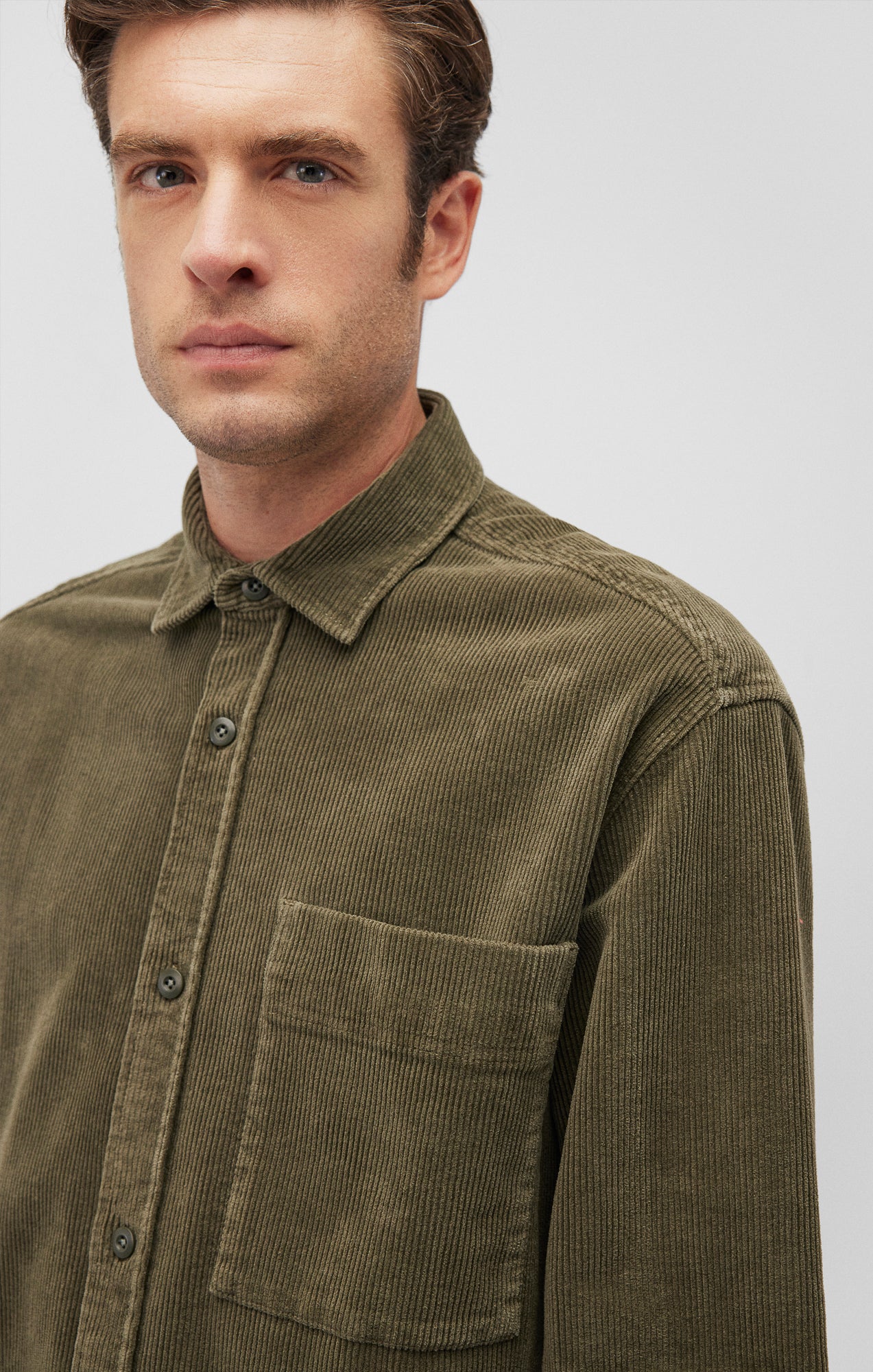 Mavi Men's Corduroy Button-Up Shirt In Kambaba