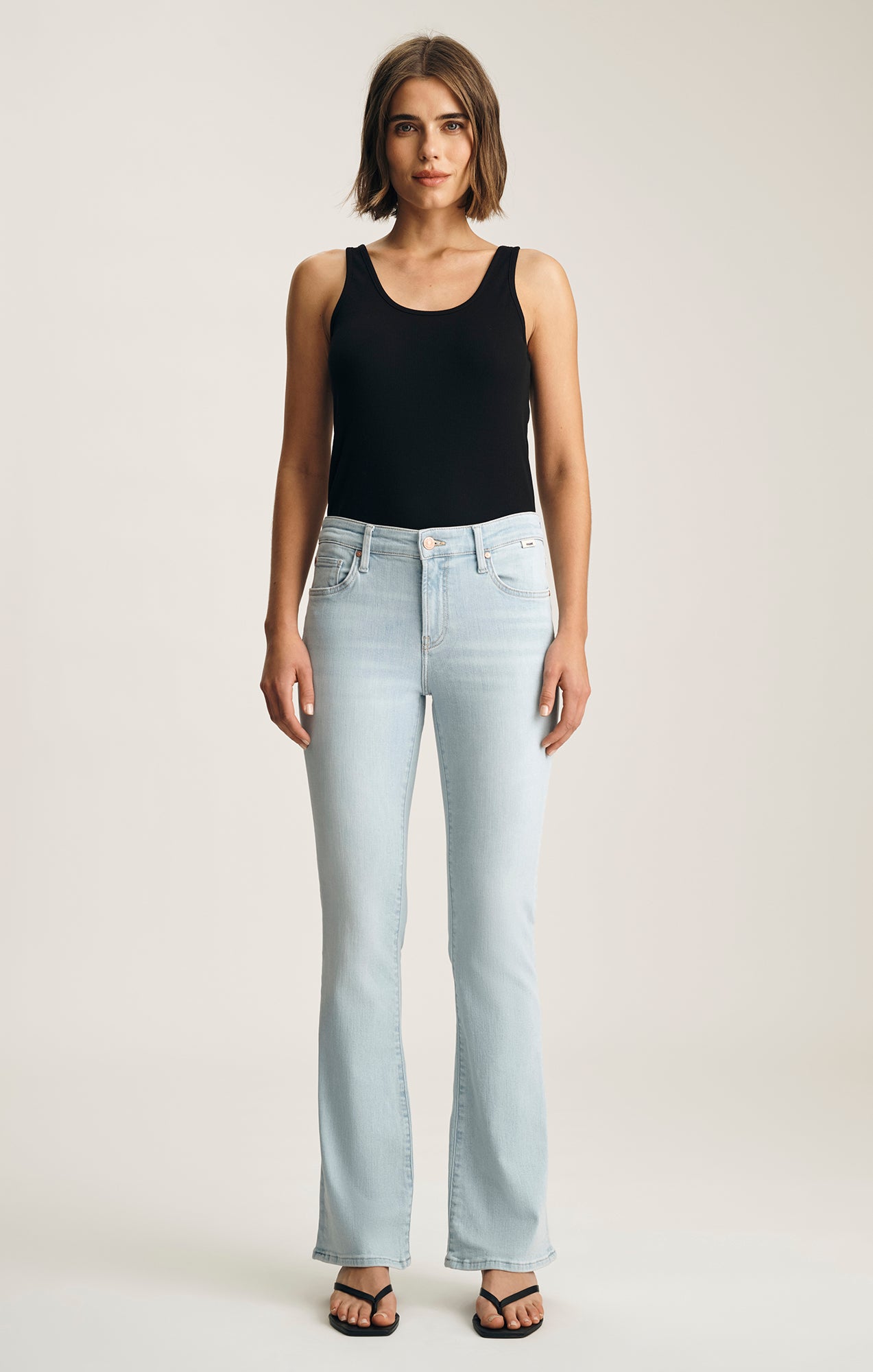 MOLLY BOOTCUT IN BLEACHED FLEX BLUE - Mavi Jeans