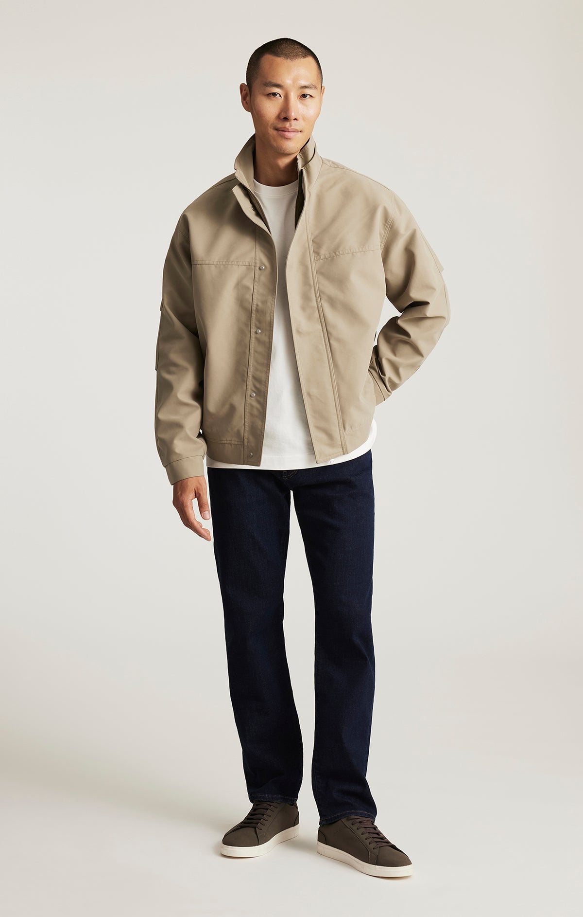 ZACH STRAIGHT LEG IN RINSE FEATHER BLUE - Mavi Jeans