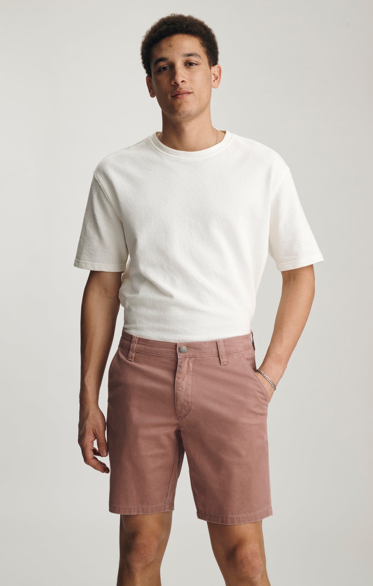 NOAH SHORTS IN ROSE VINTAGE COLORED - Mavi Jeans