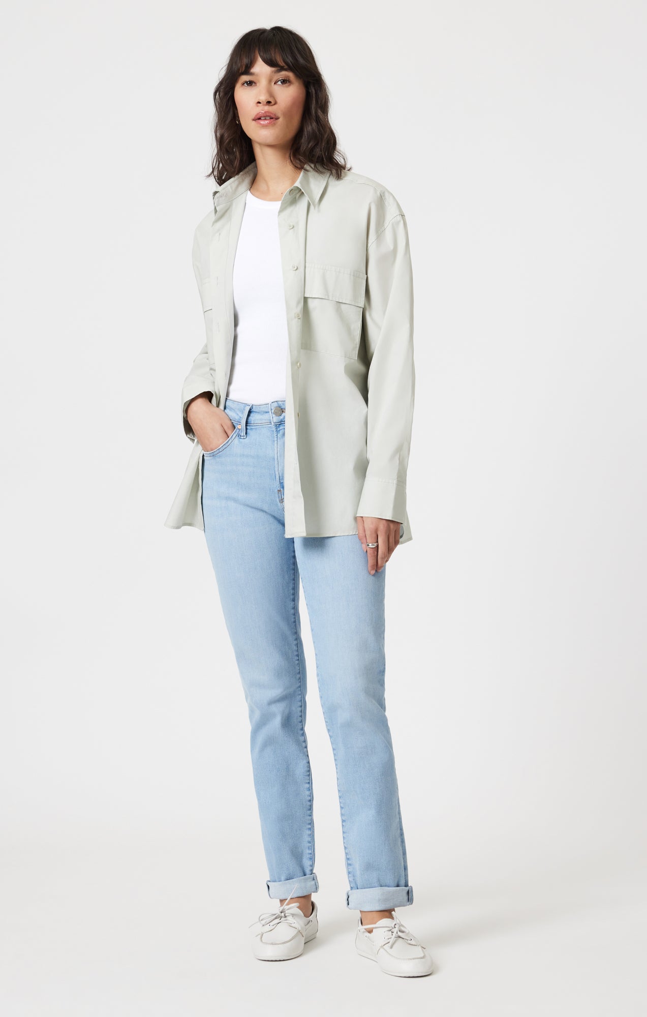 KATHLEEN SLIM BOYFRIEND IN LIGHT BLUE FLEX BLUE - Mavi Jeans