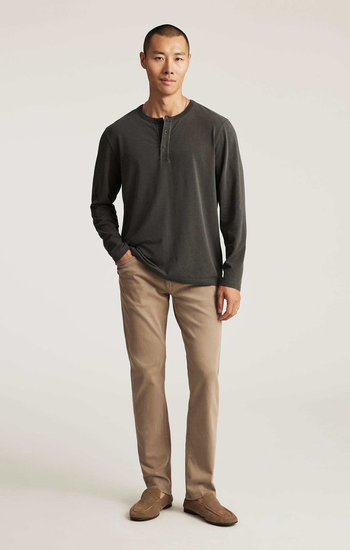 MARCUS SLIM STRAIGHT LEG IN BRINDLE SUPERMOVE - Mavi Jeans