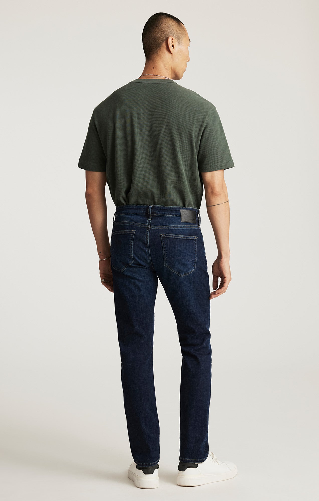 JAKE SLIM LEG IN MIDNIGHT BRUSHED FEATHER BLUE - Mavi Jeans