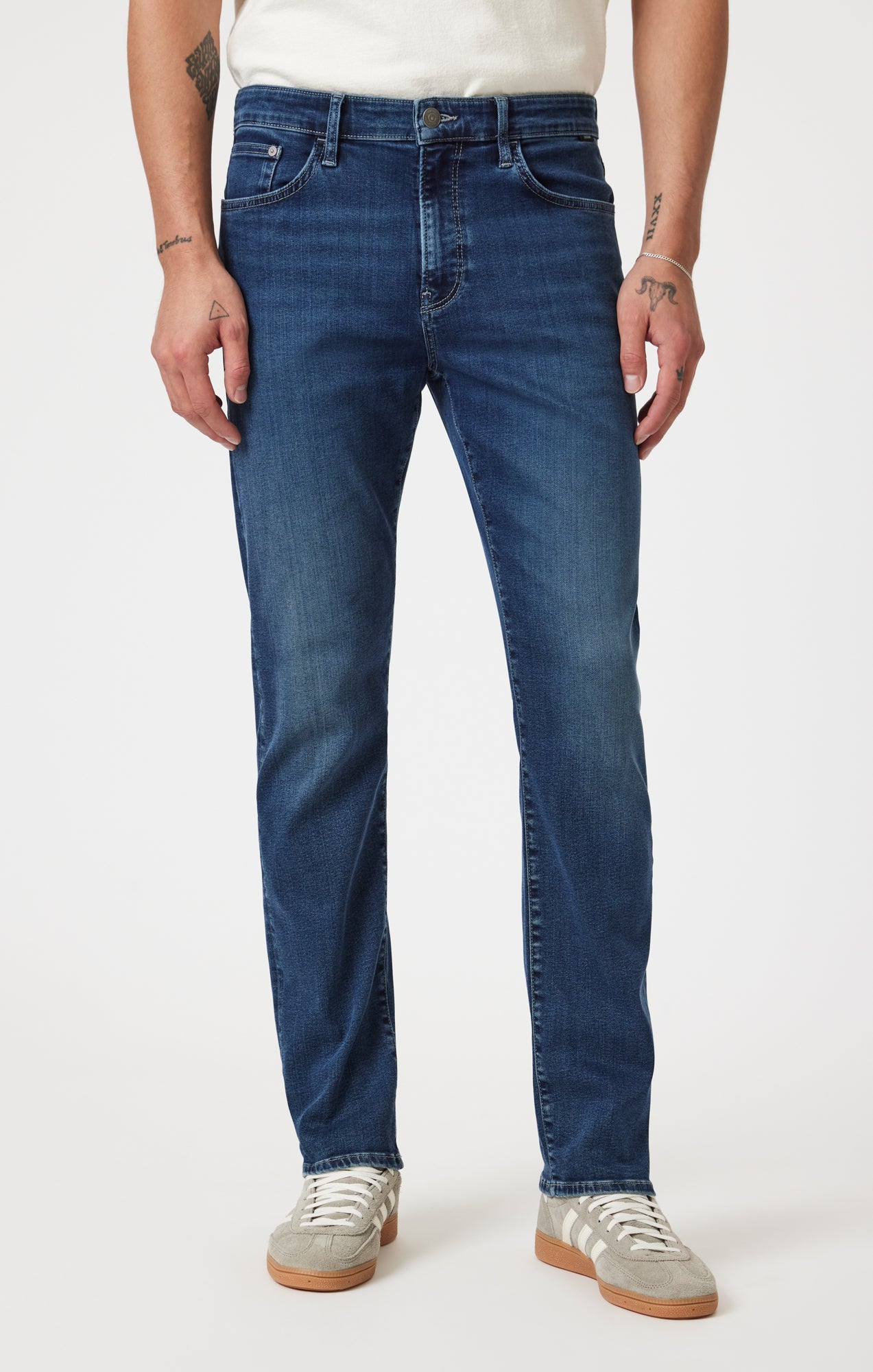 ZACH STRAIGHT LEG IN DEEP USED SUPERMOVE - Mavi Jeans