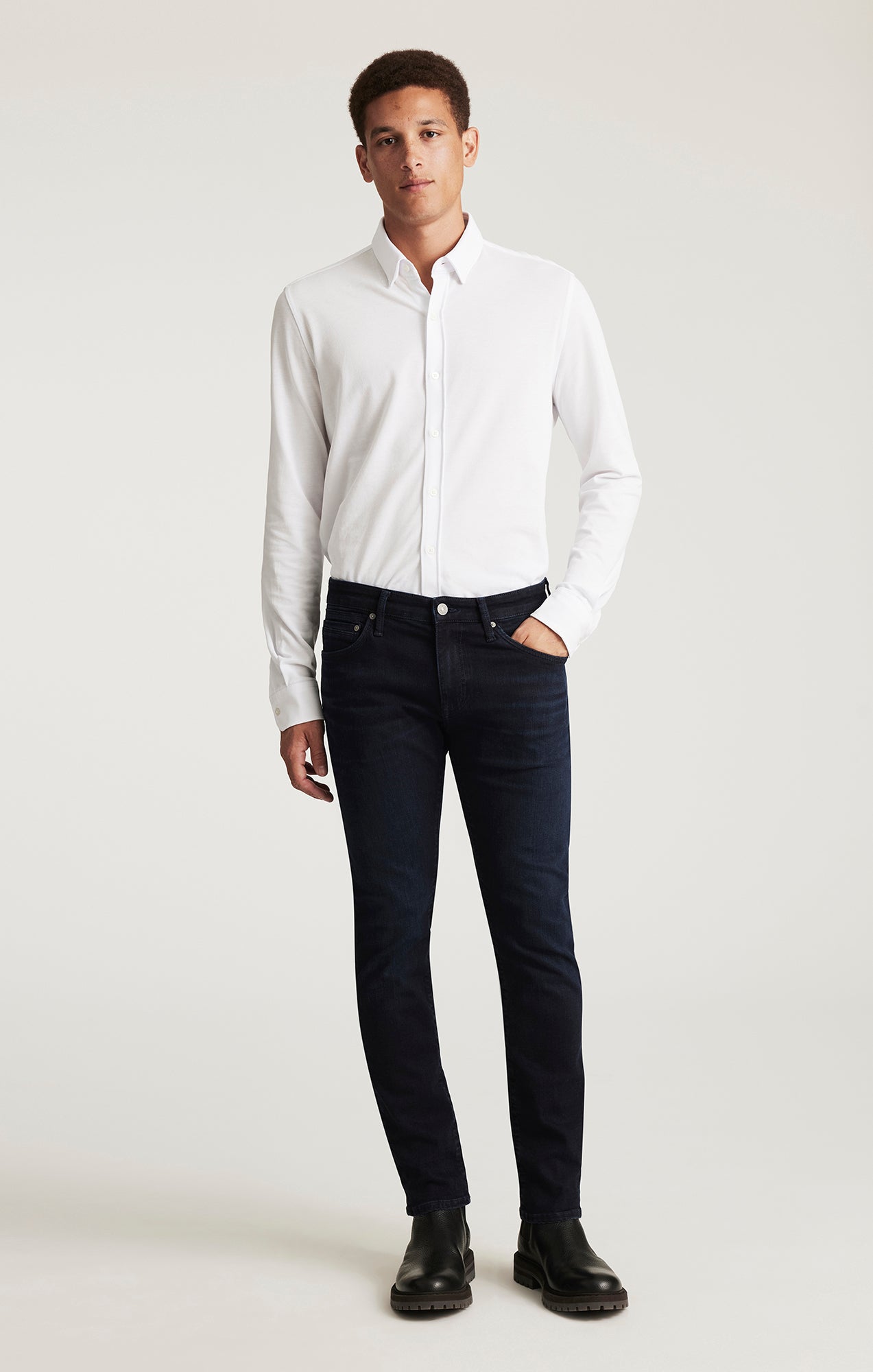 JAKE SLIM LEG IN INK ORGANIC VINTAGE - Mavi Jeans