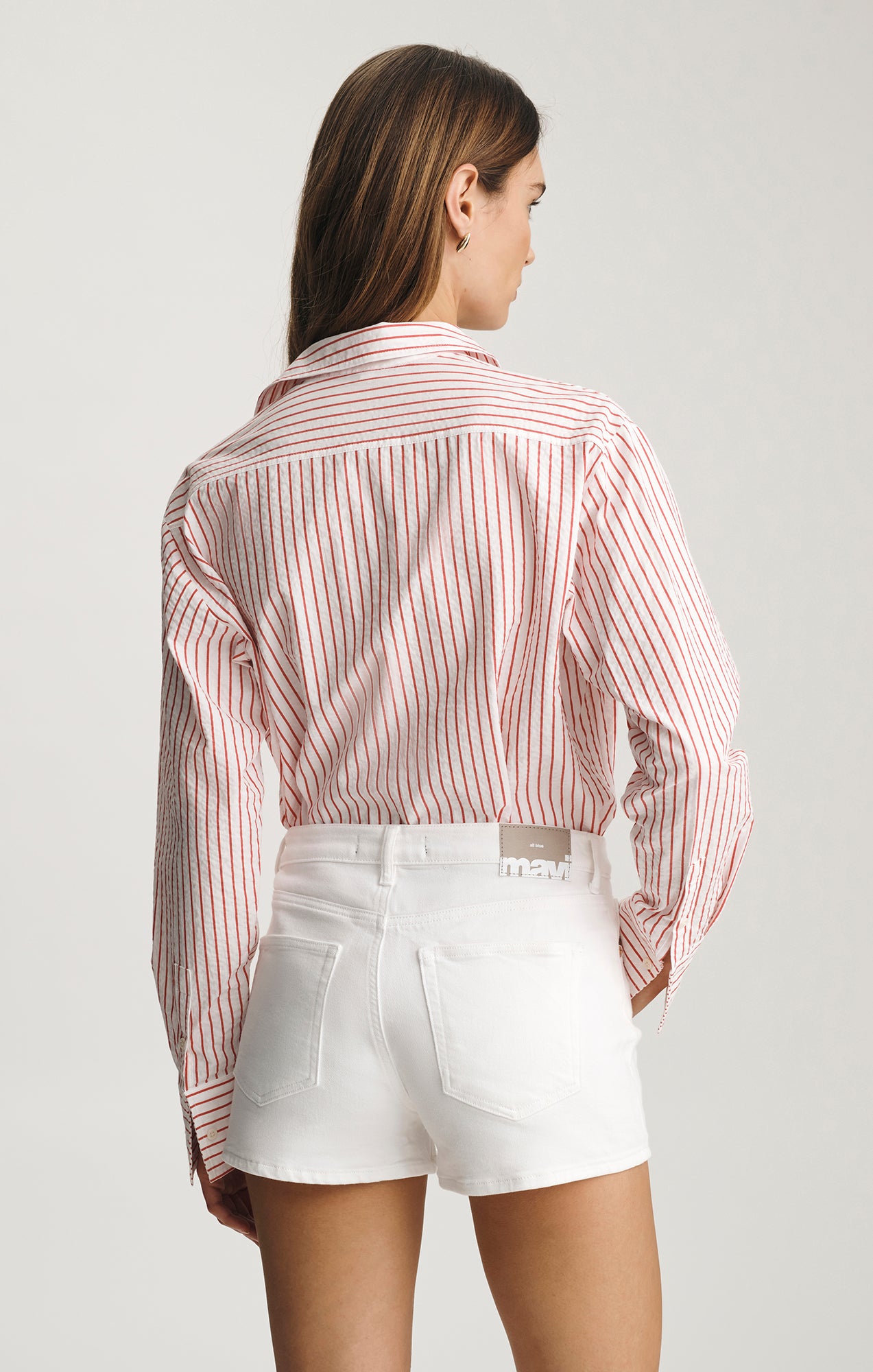 GARCIA MINI SHORTS IN OFF WHITE CLASSIC BLUE - Mavi Jeans