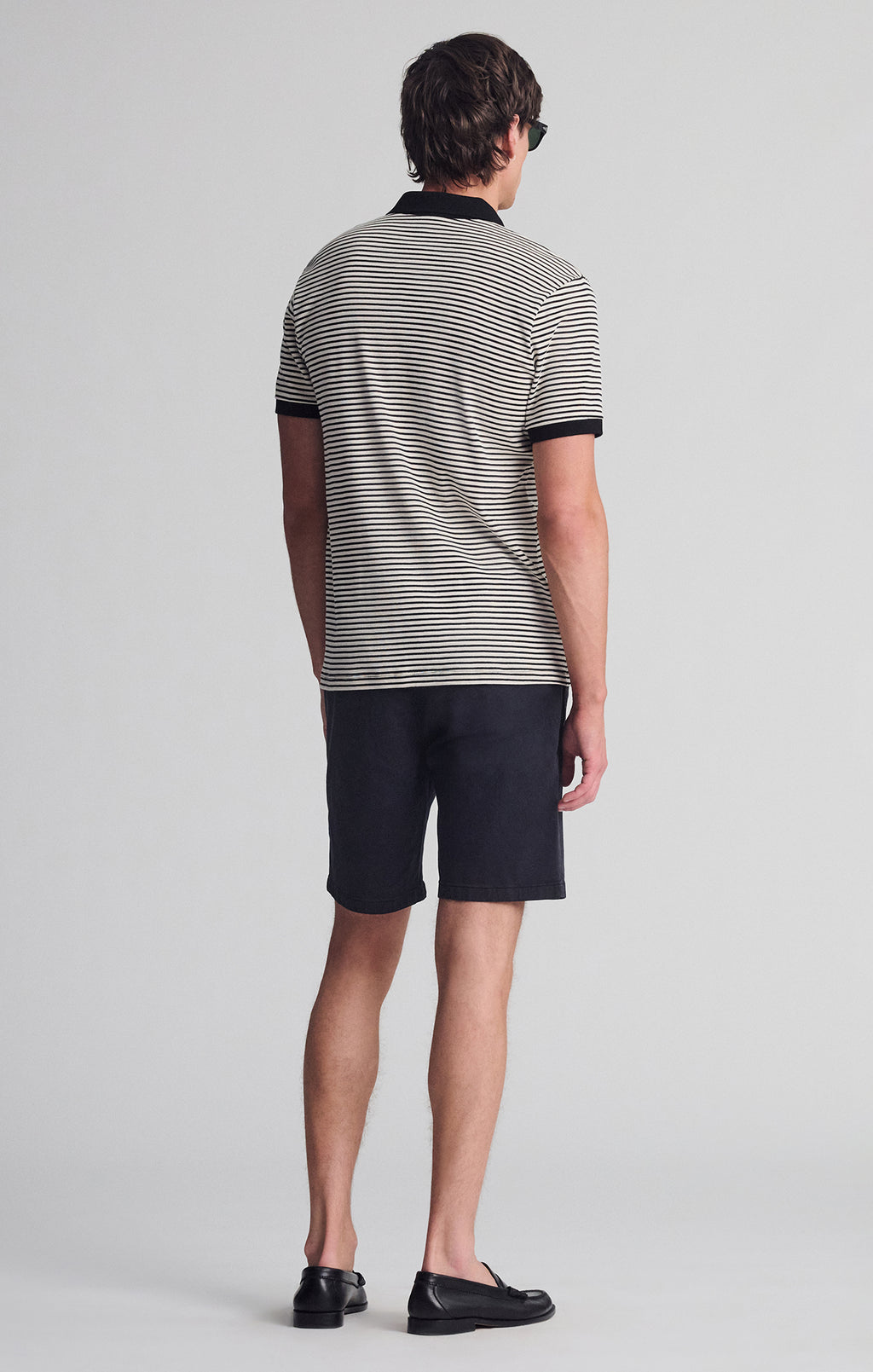 STRIPED POLO SHIRT IN TURTLEDOVE - Mavi Jeans
