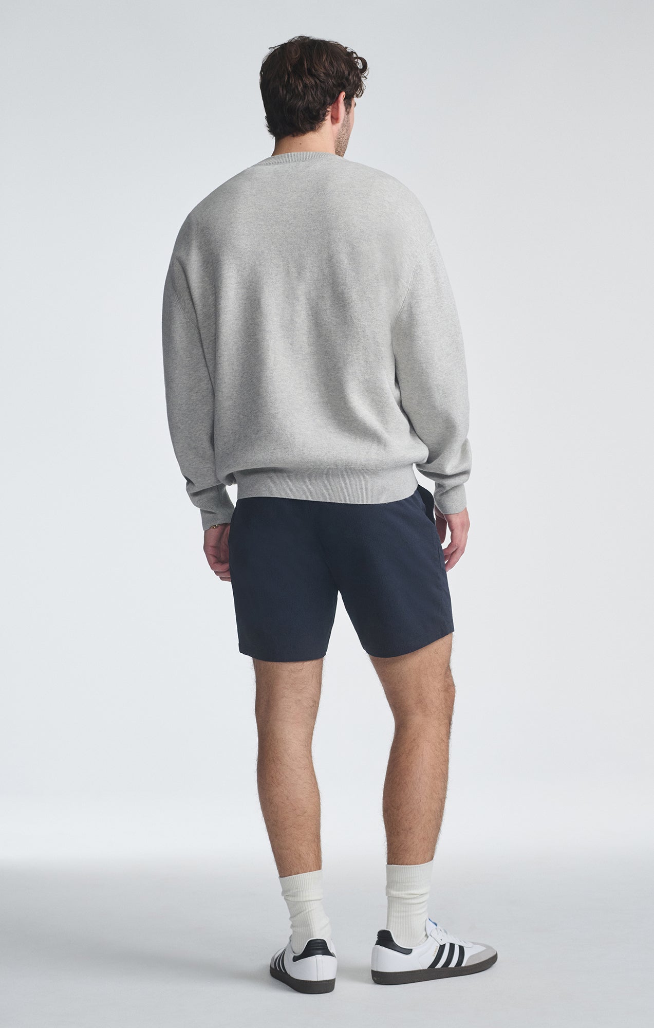 NATE SHORTS IN NAVY SEERSUCKER - Mavi Jeans