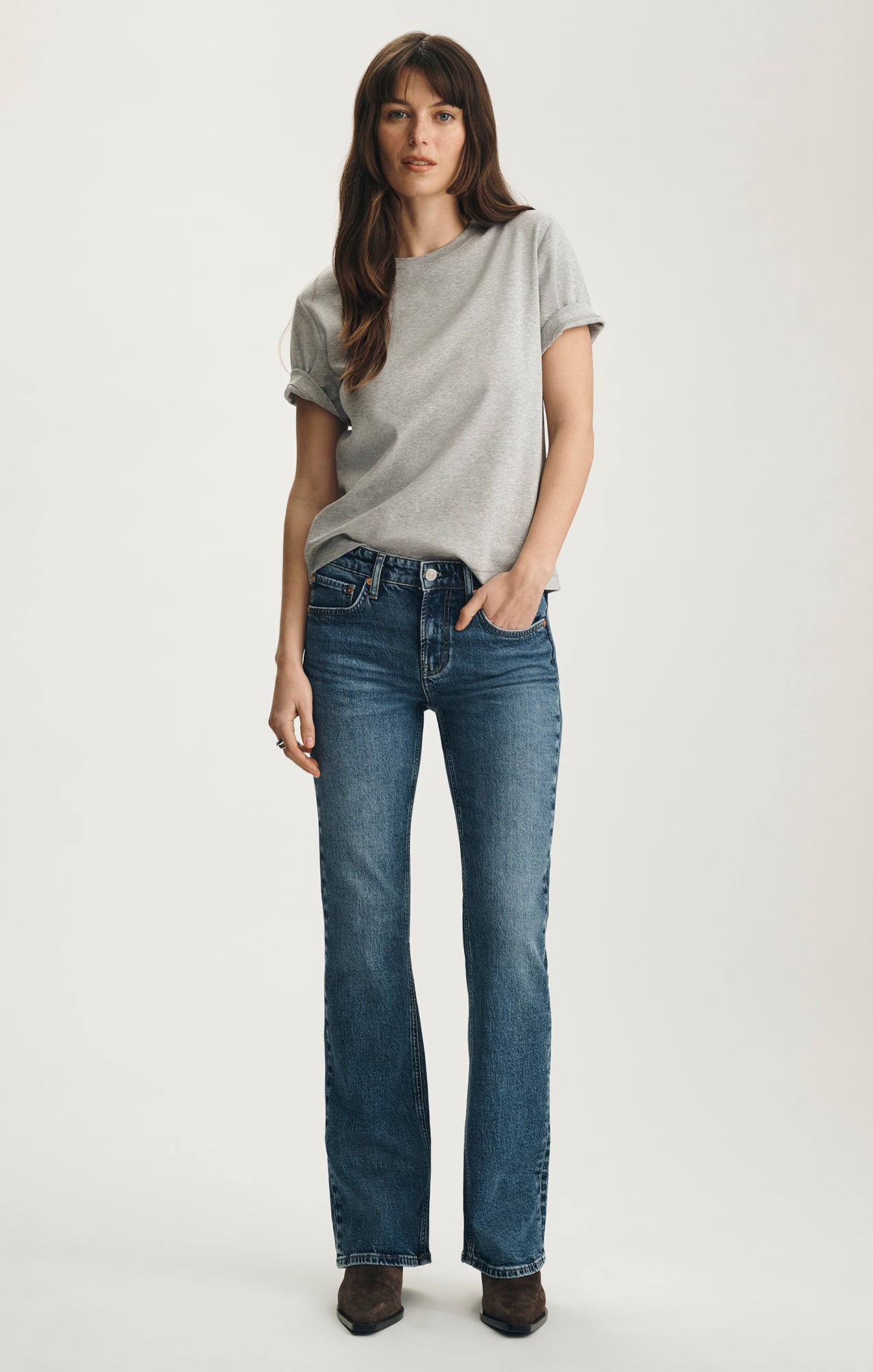 VICKY BOOTCUT IN DARK BRUSHED CLASSIC BLUE - Mavi Jeans