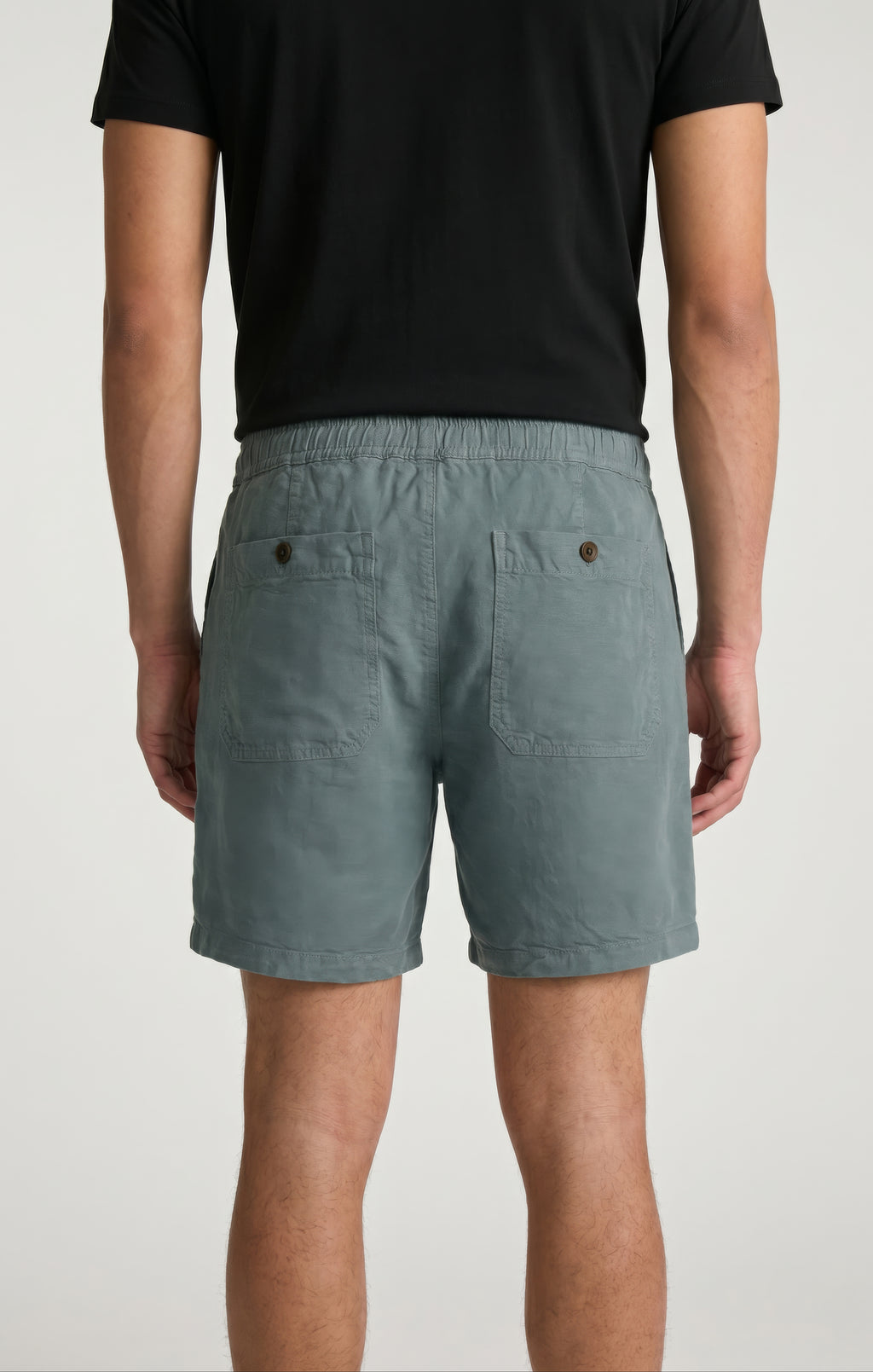 DAXON SHORTS IN TEAL LINEN - Mavi Jeans