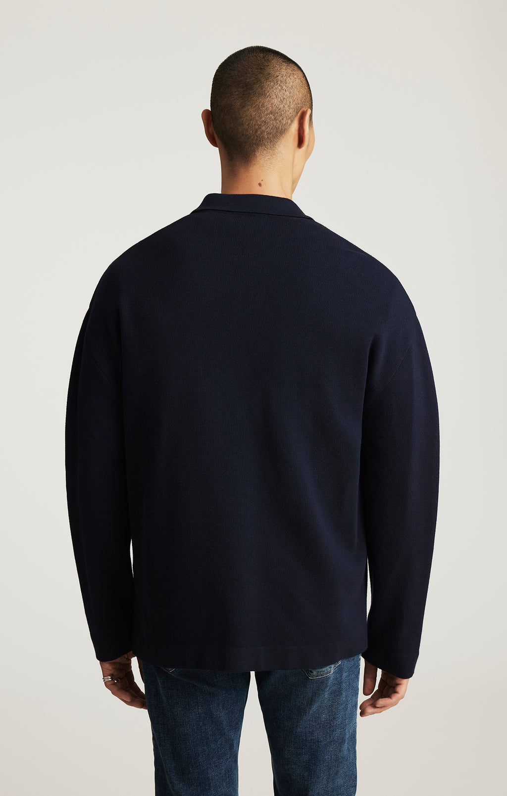 POCKET CARDIGAN IN TOTAL ECLIPSE - Mavi Jeans