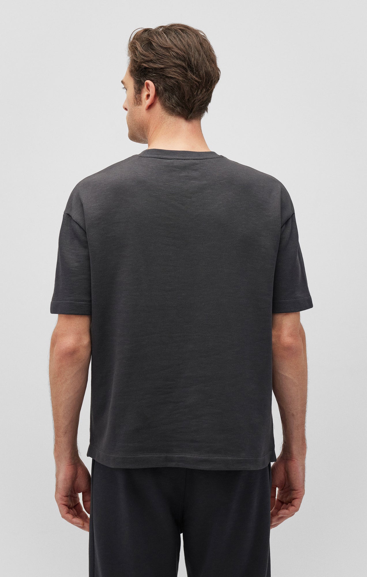 DROP SHOULDER T-SHIRT IN PIRATE BLACK - Mavi Jeans