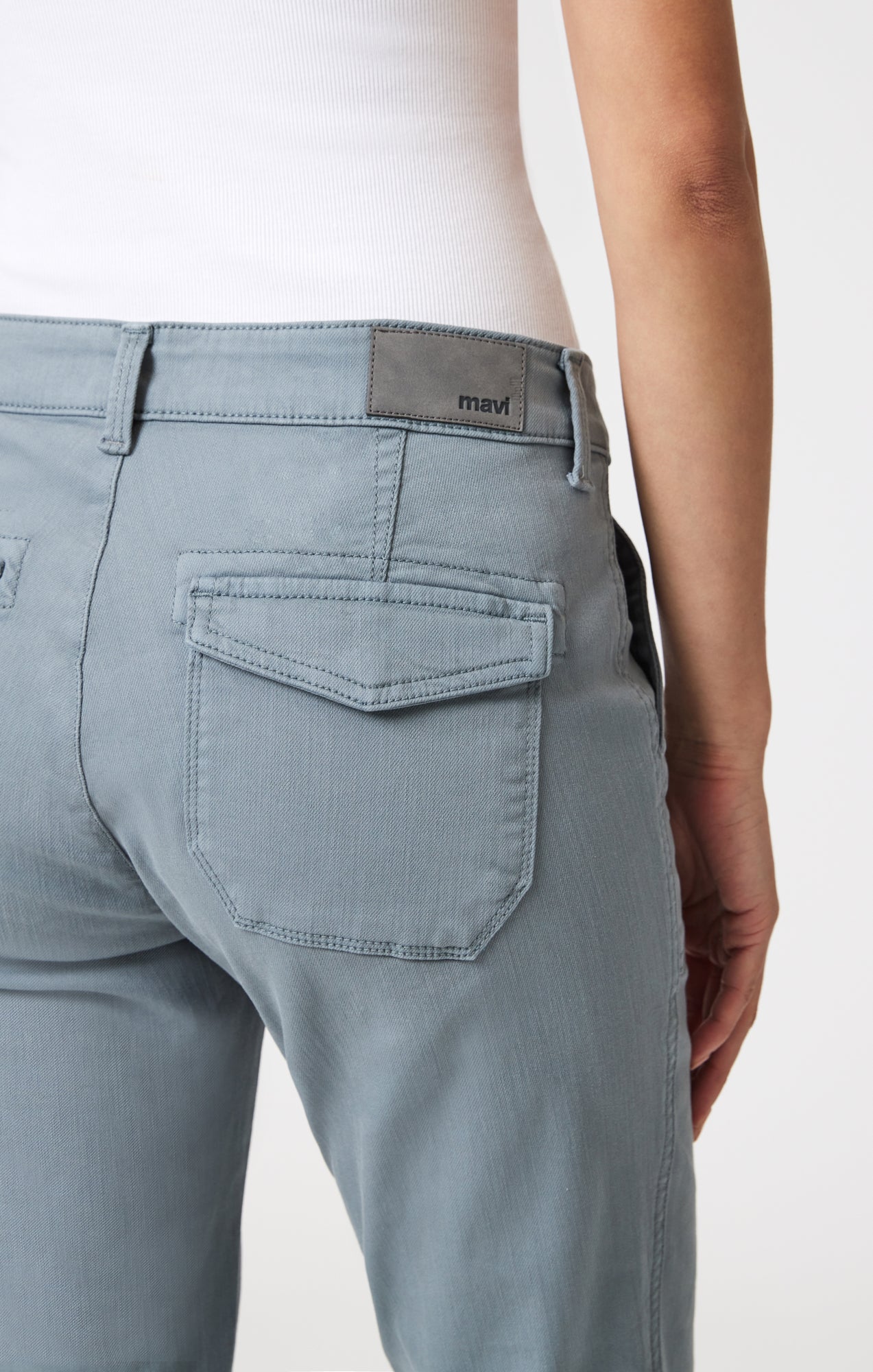 IVY SLIM CARGO IN DRIZZLE FLEX BLUE - Mavi Jeans